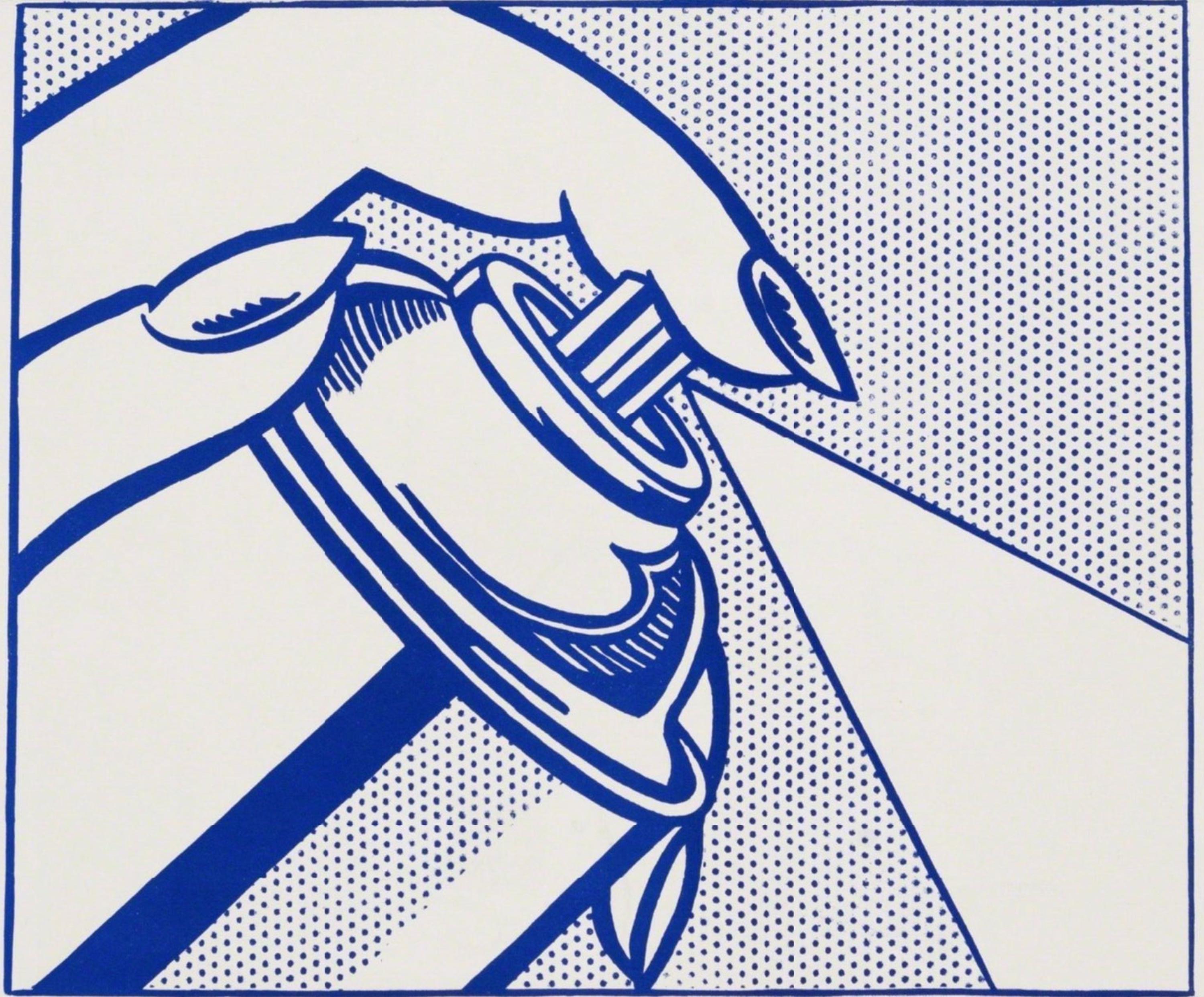 Spray Can - Print by Roy Lichtenstein