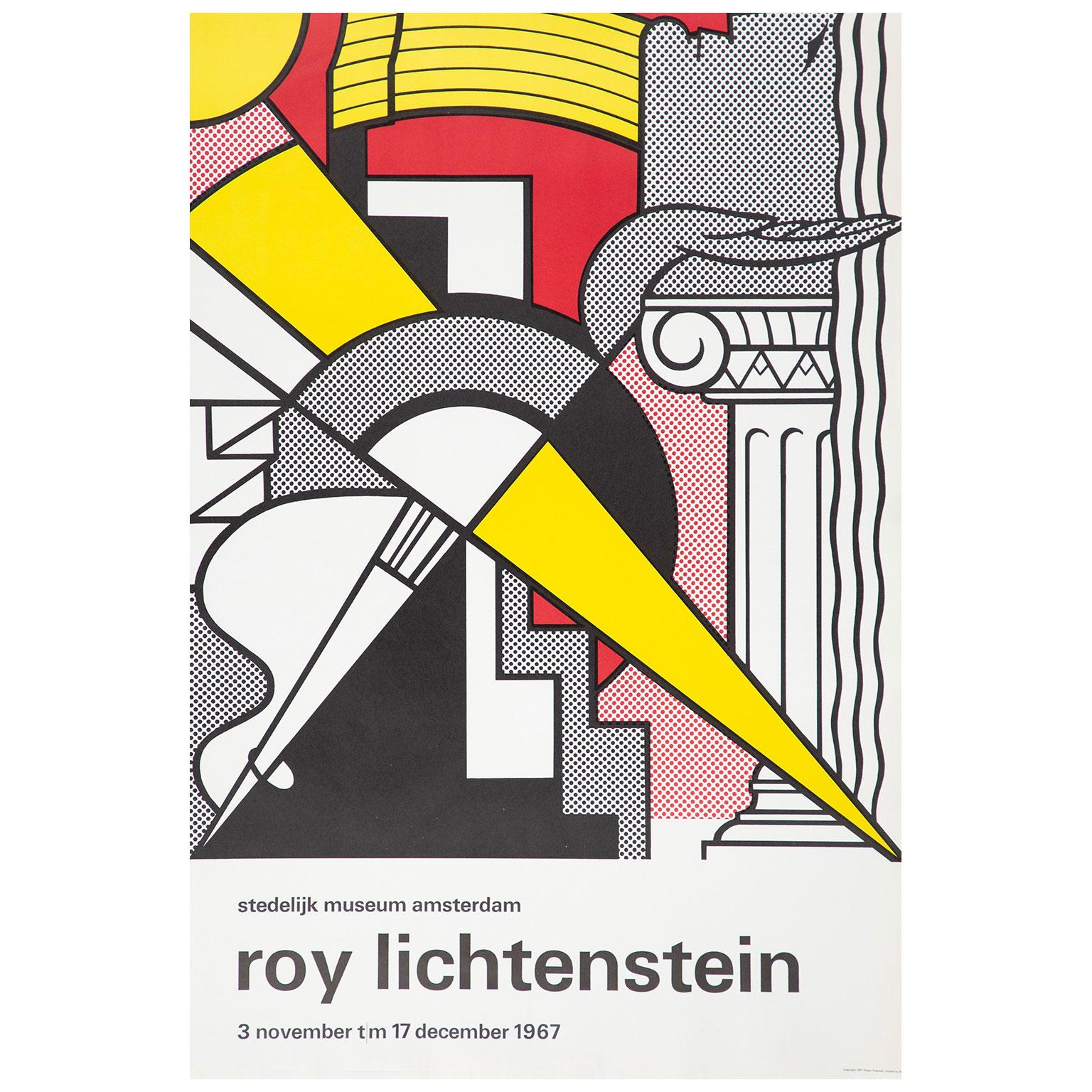 Roy Lichtenstein Abstract Print - Stedelijk Museum Amsterdam