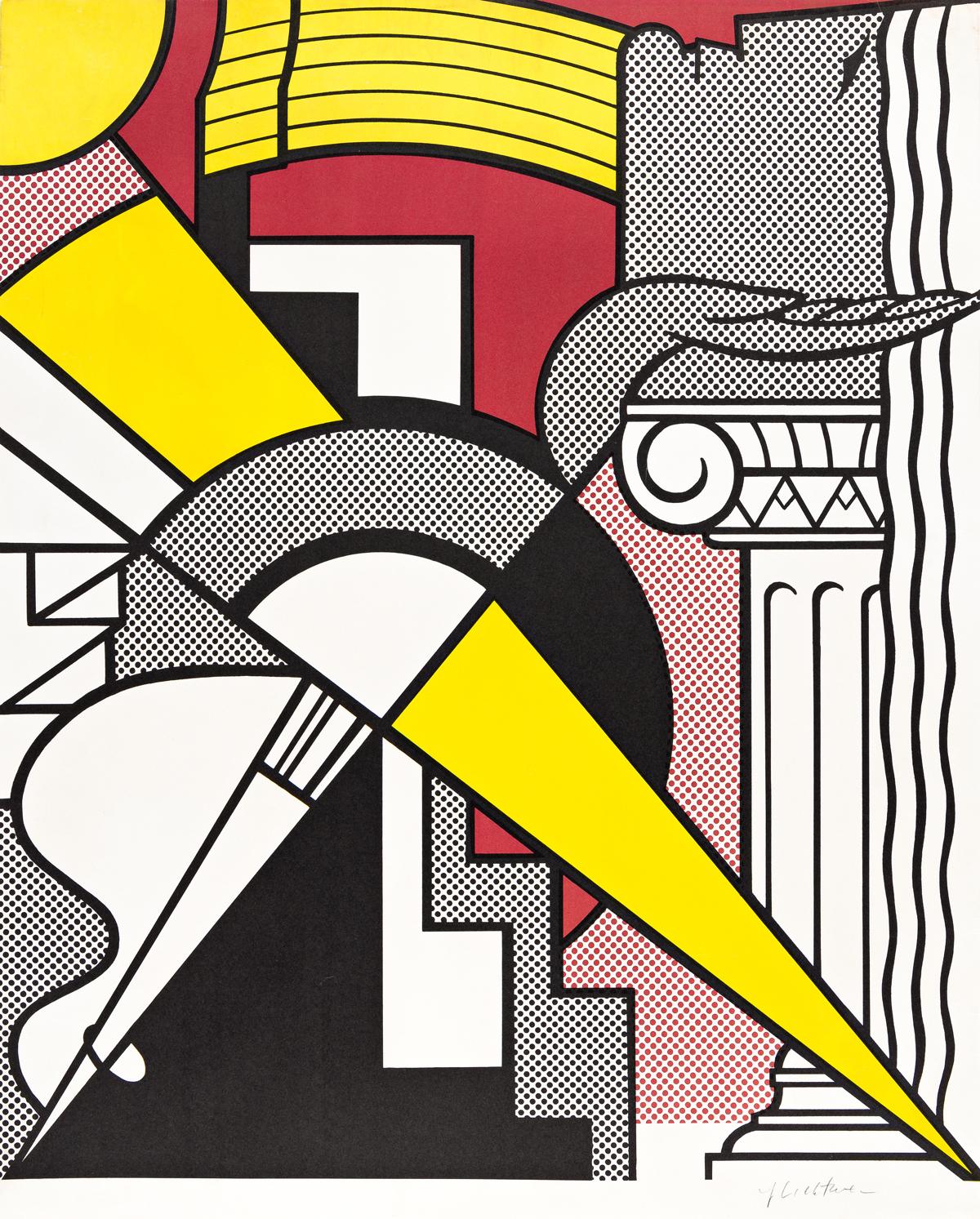 Roy Lichtenstein Abstract Print - Stedelijk Museum Poster