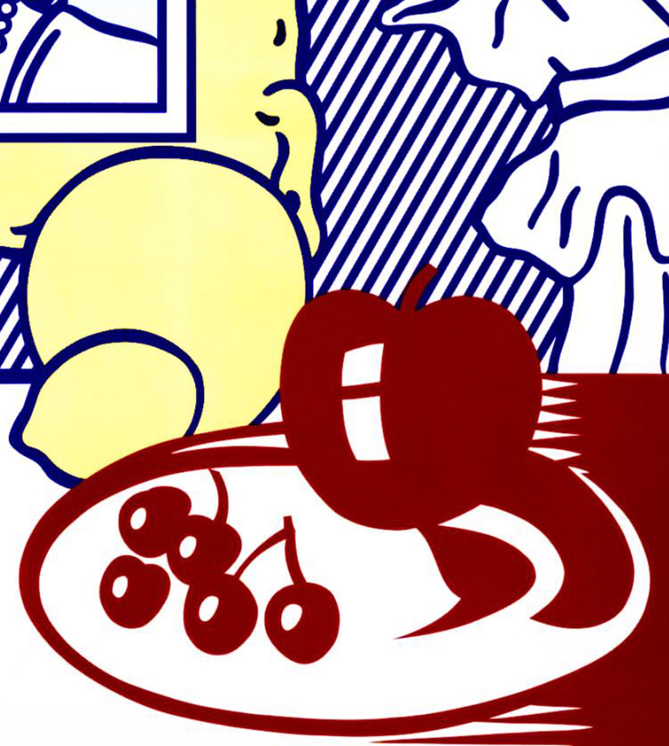 'Naturaleza muerta con retrato de 'Seis naturalezas muertas' Serigrafía, 1974 - Print de Roy Lichtenstein