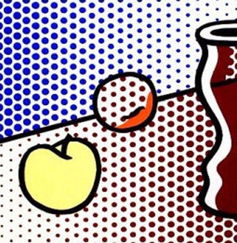 roy lichtenstein still life with red jar
