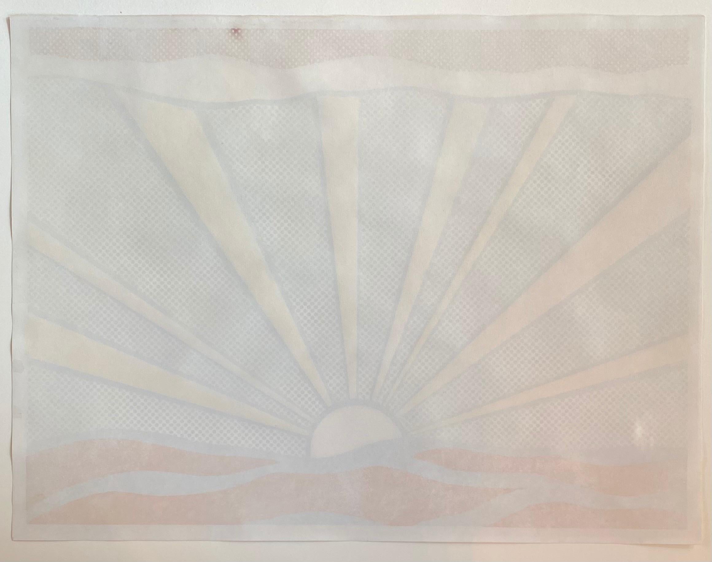 roy lichtenstein sunrise poster