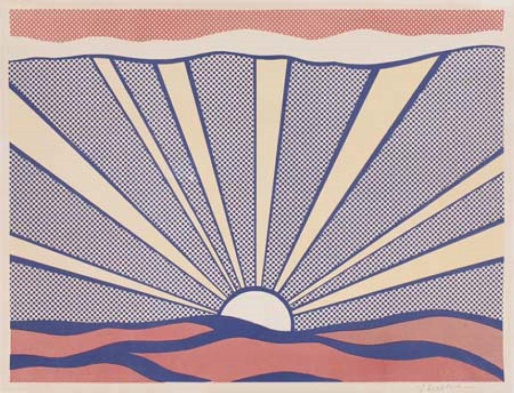Roy Lichtenstein Abstract Print - Sunrise