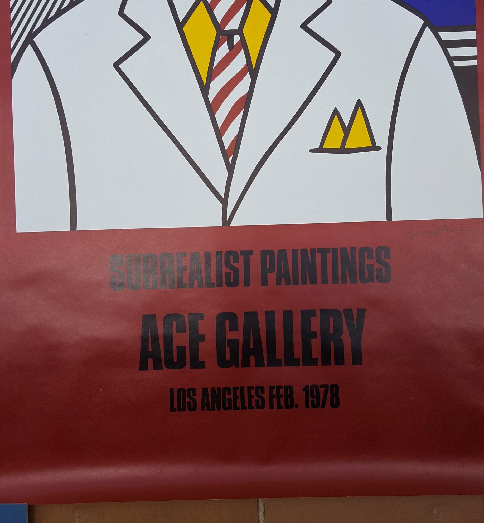 Surrealist Paintings: Ace Gallery (Signed) - Pop Art Print by Roy Lichtenstein
