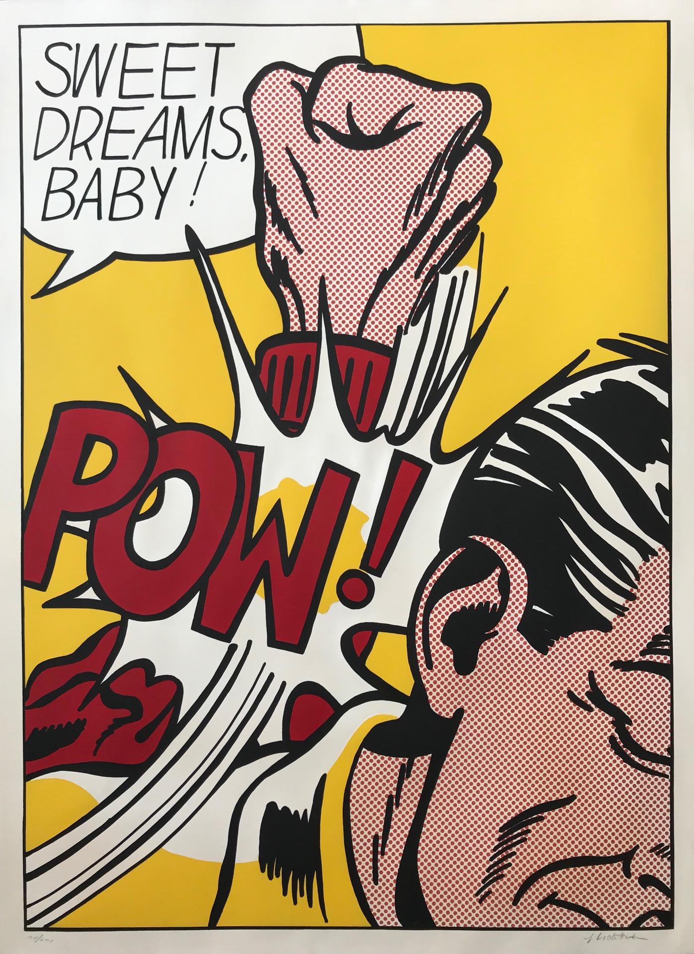 Roy Lichtenstein Print - Sweet Dreams Baby!
