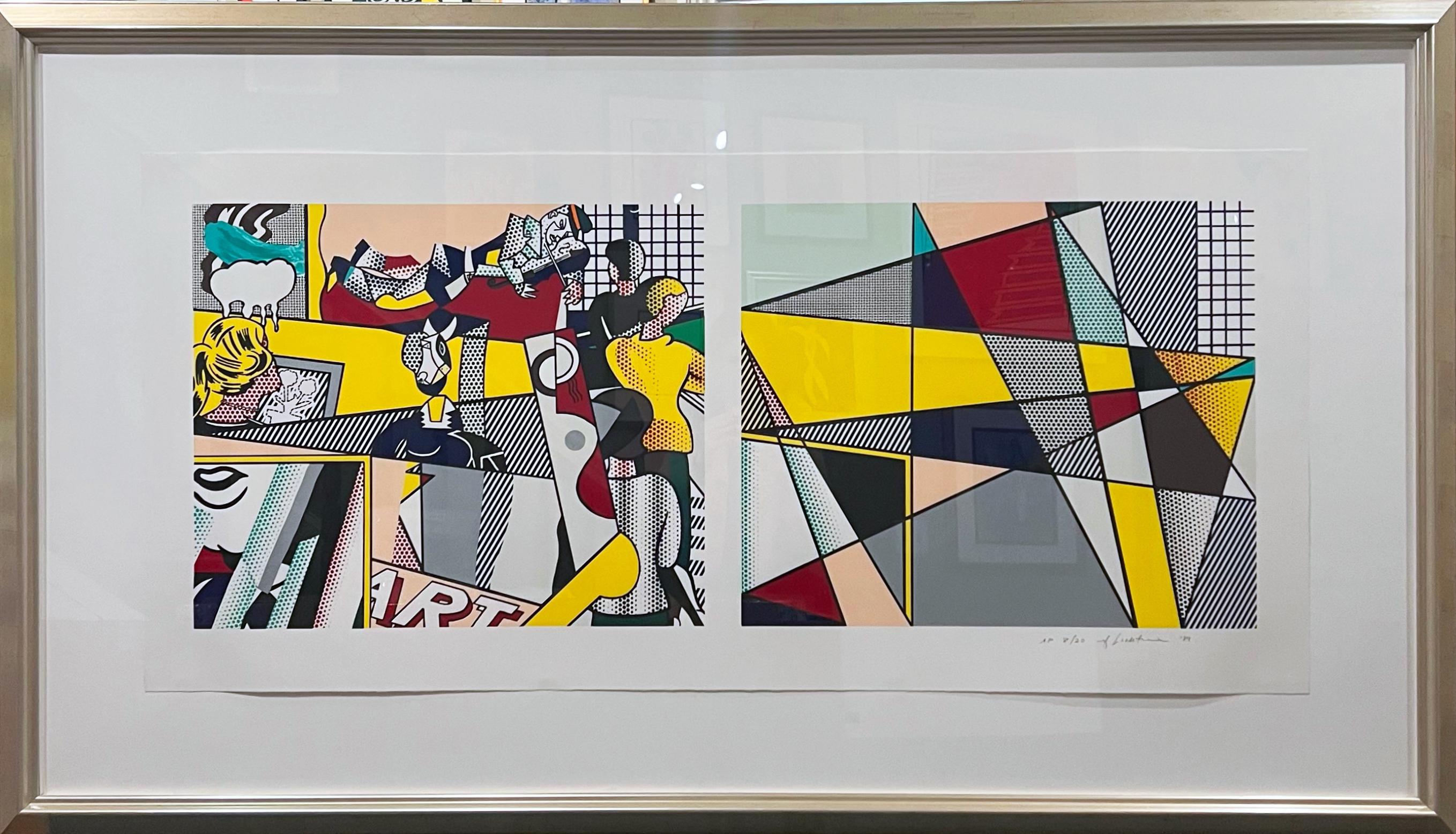 Roy Lichtenstein Abstract Print - Tel Aviv Museum Print