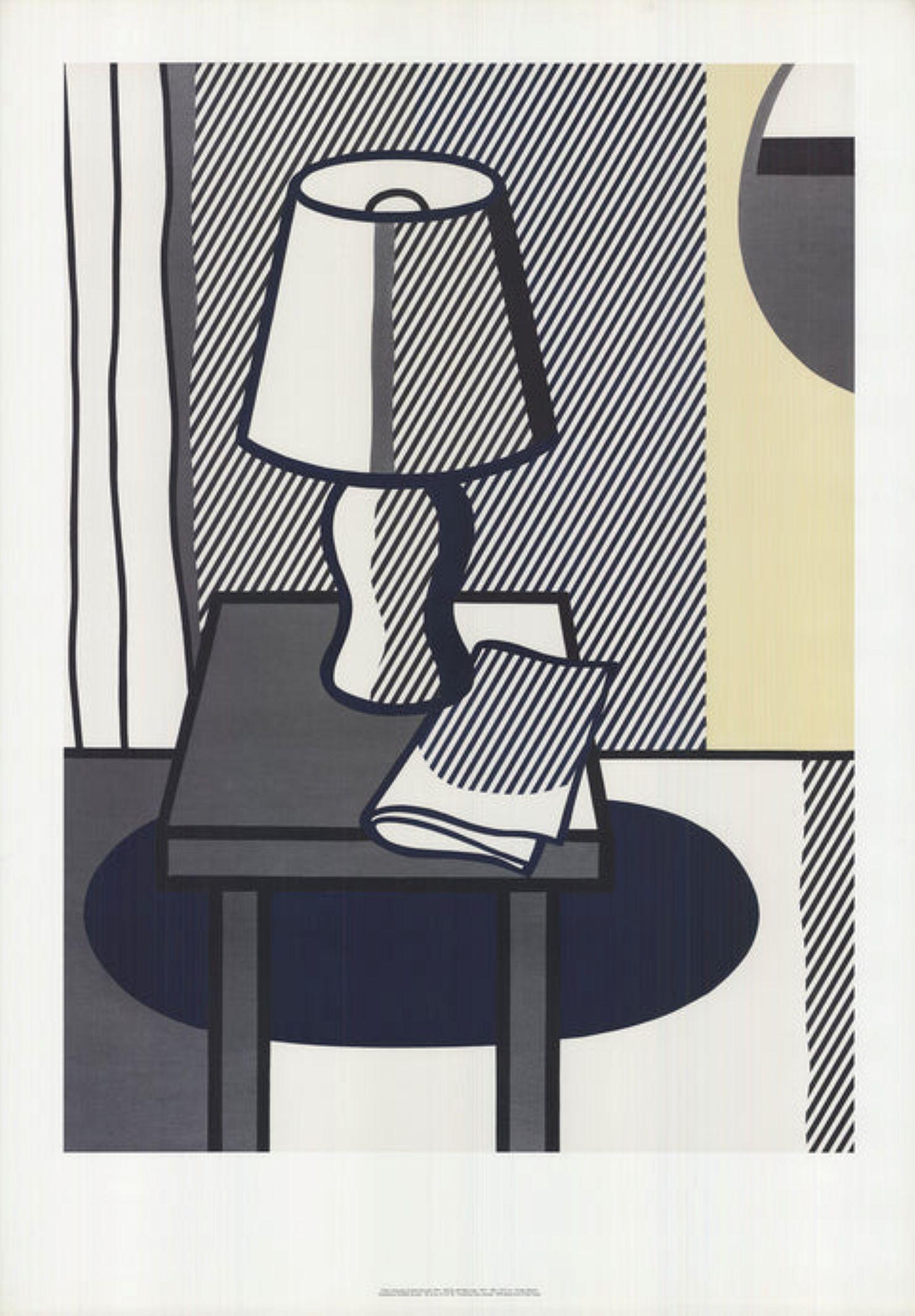 The Lamp

By Roy Lichtenstein

1995

Medium: Offset Lithograph

Paper Size: 39.5 x 27.5 inches ( 100 x 70 cm )

Image Size: 32.5 x 23.75 inches ( 83 x 60 cm )

Edition Size: 1000