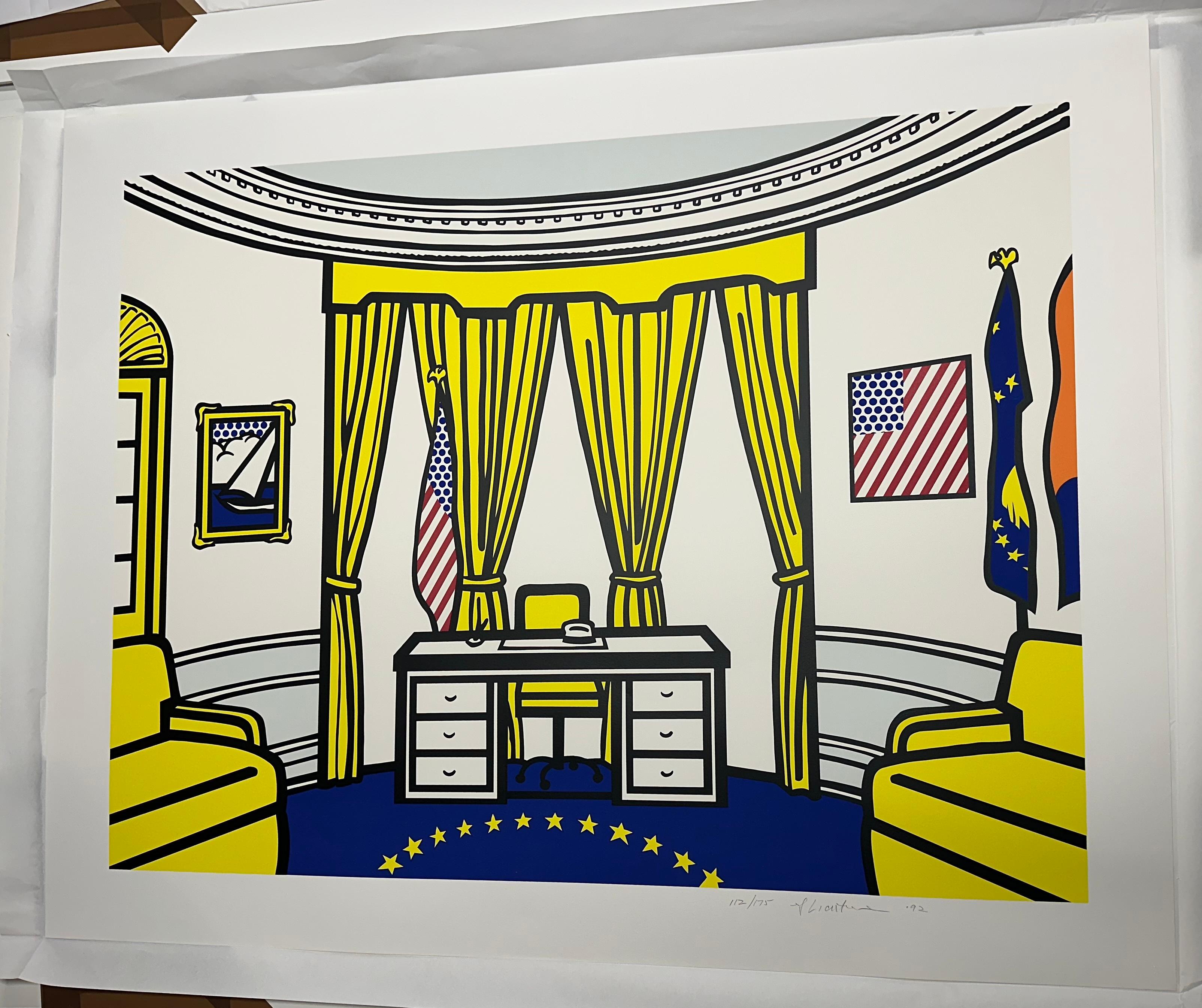 The Oval Office - Print by Roy Lichtenstein