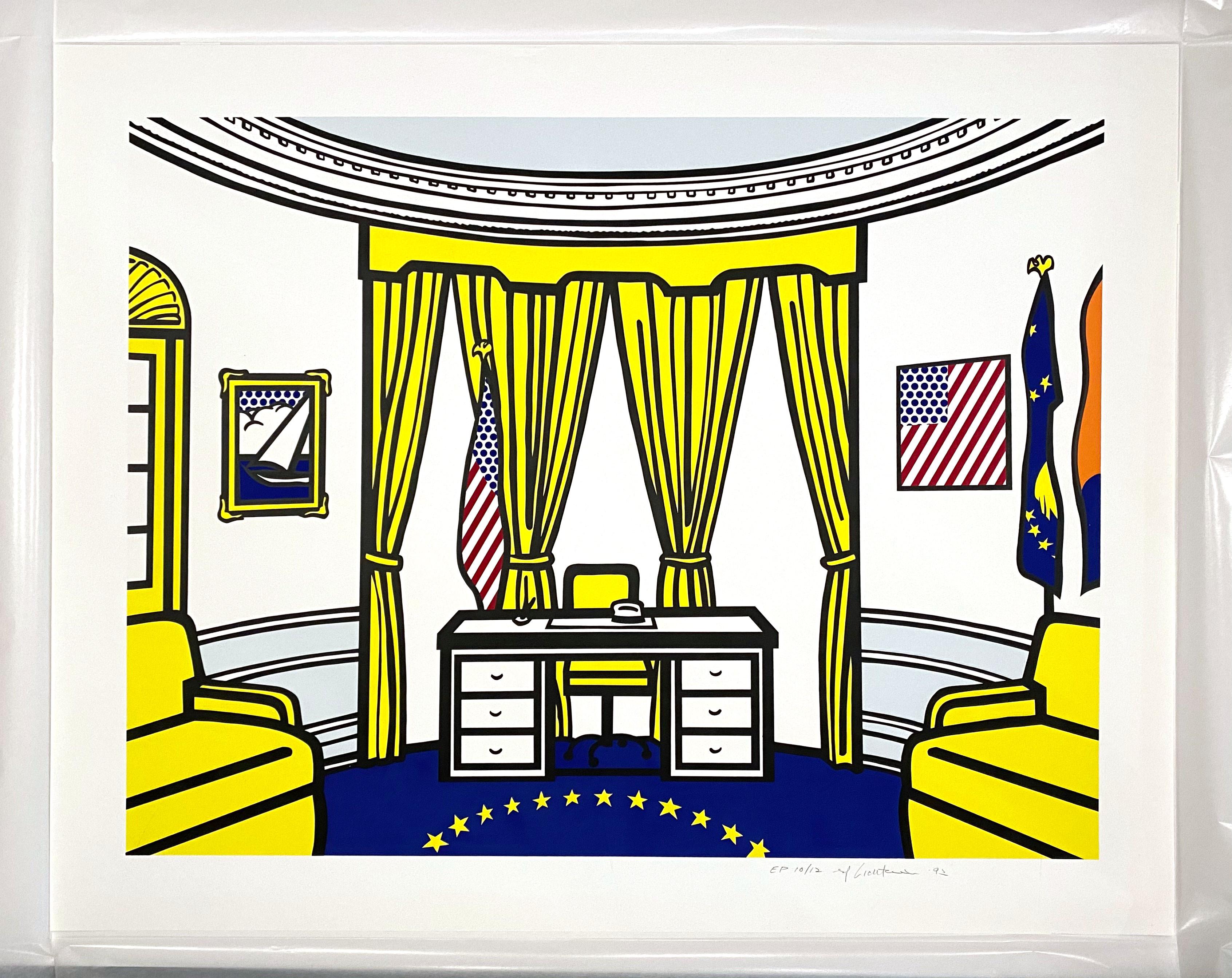 The Oval Office - Print by Roy Lichtenstein