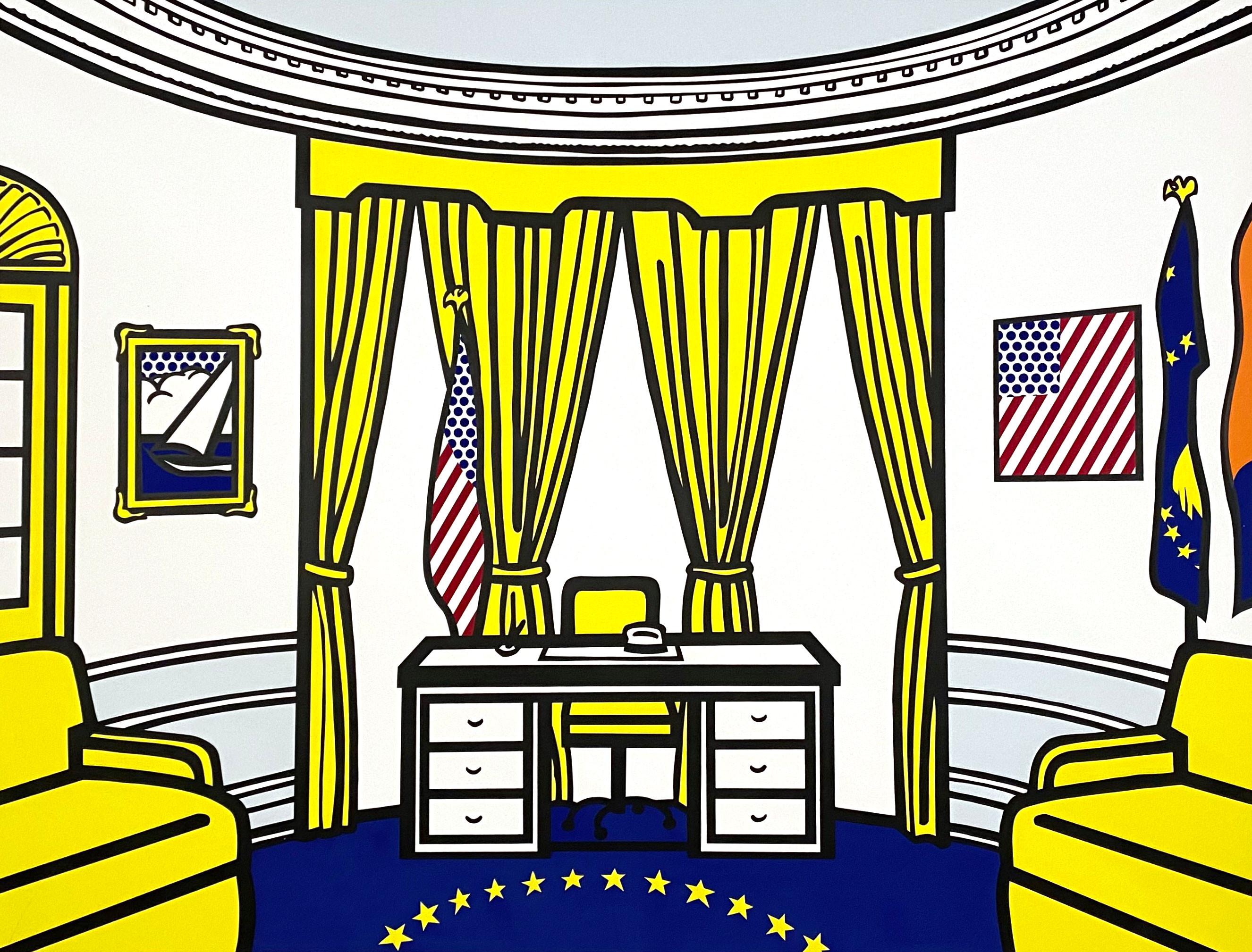 Roy Lichtenstein Interior Print - The Oval Office