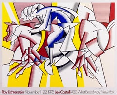 The Red Horseman', Signed Leo Castelli Gallery Exhibition Poster, Pop Art