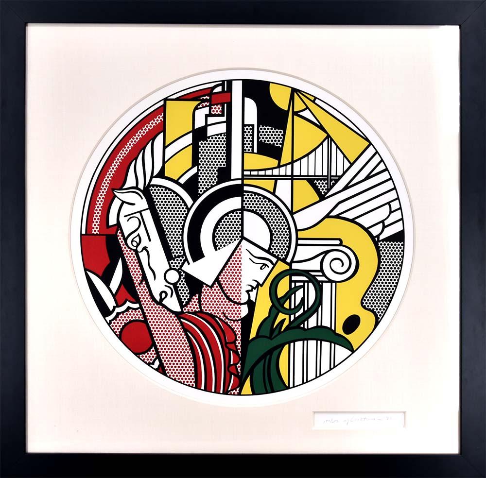 Poster del Guggenheim Museum di A. Solomon - Print di Roy Lichtenstein