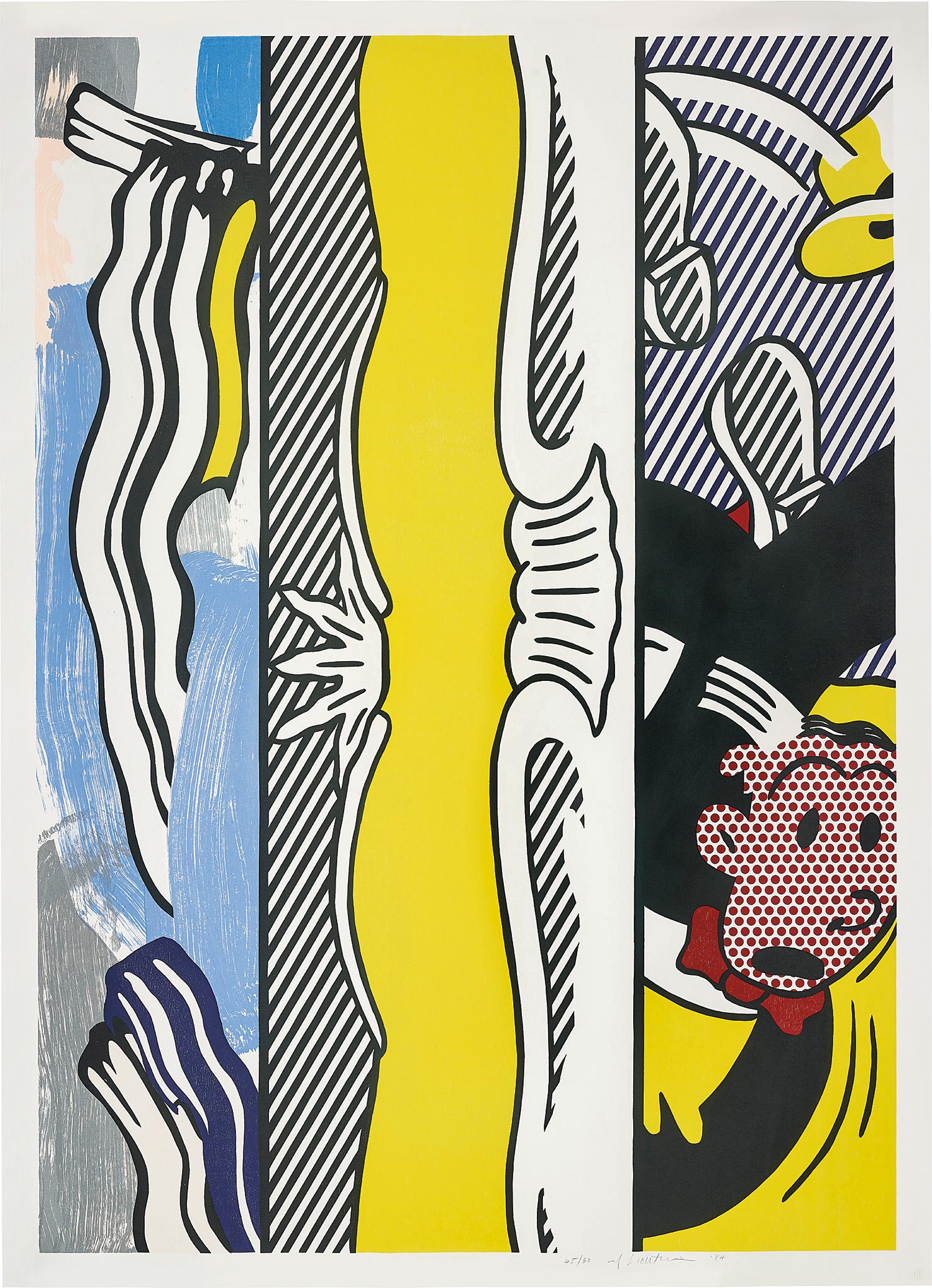 Roy Lichtenstein Figurative Print - Two Paintings: Dagwood