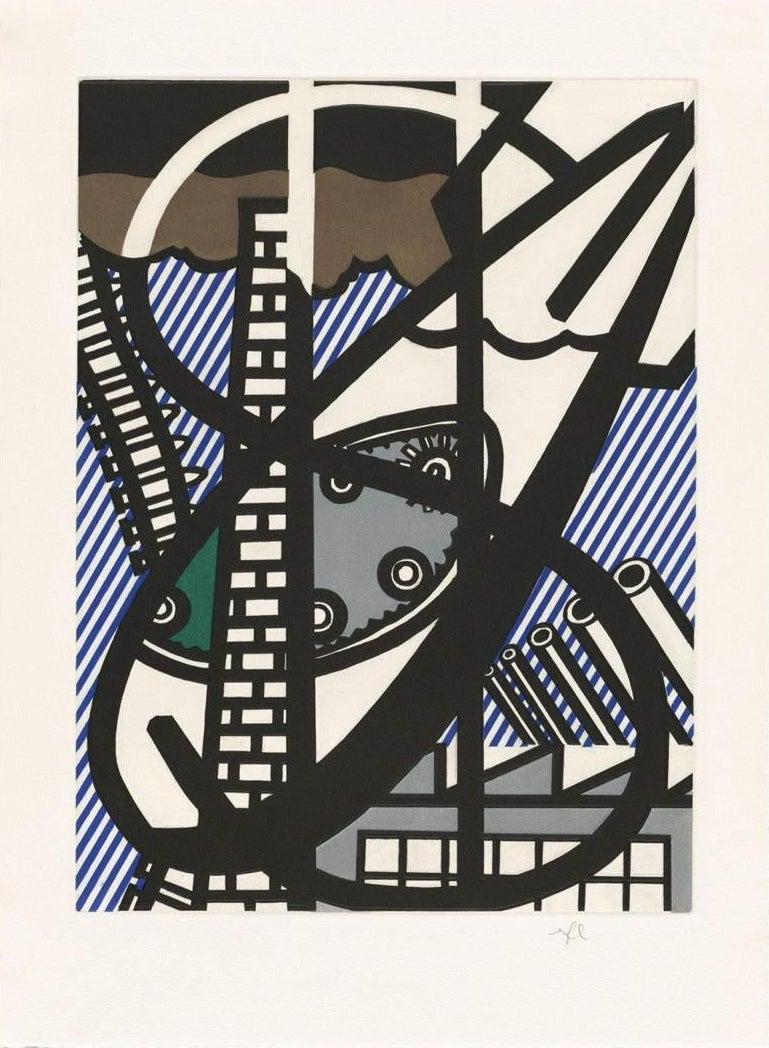 Une fenetre ouverte sur Chicago - Print by Roy Lichtenstein