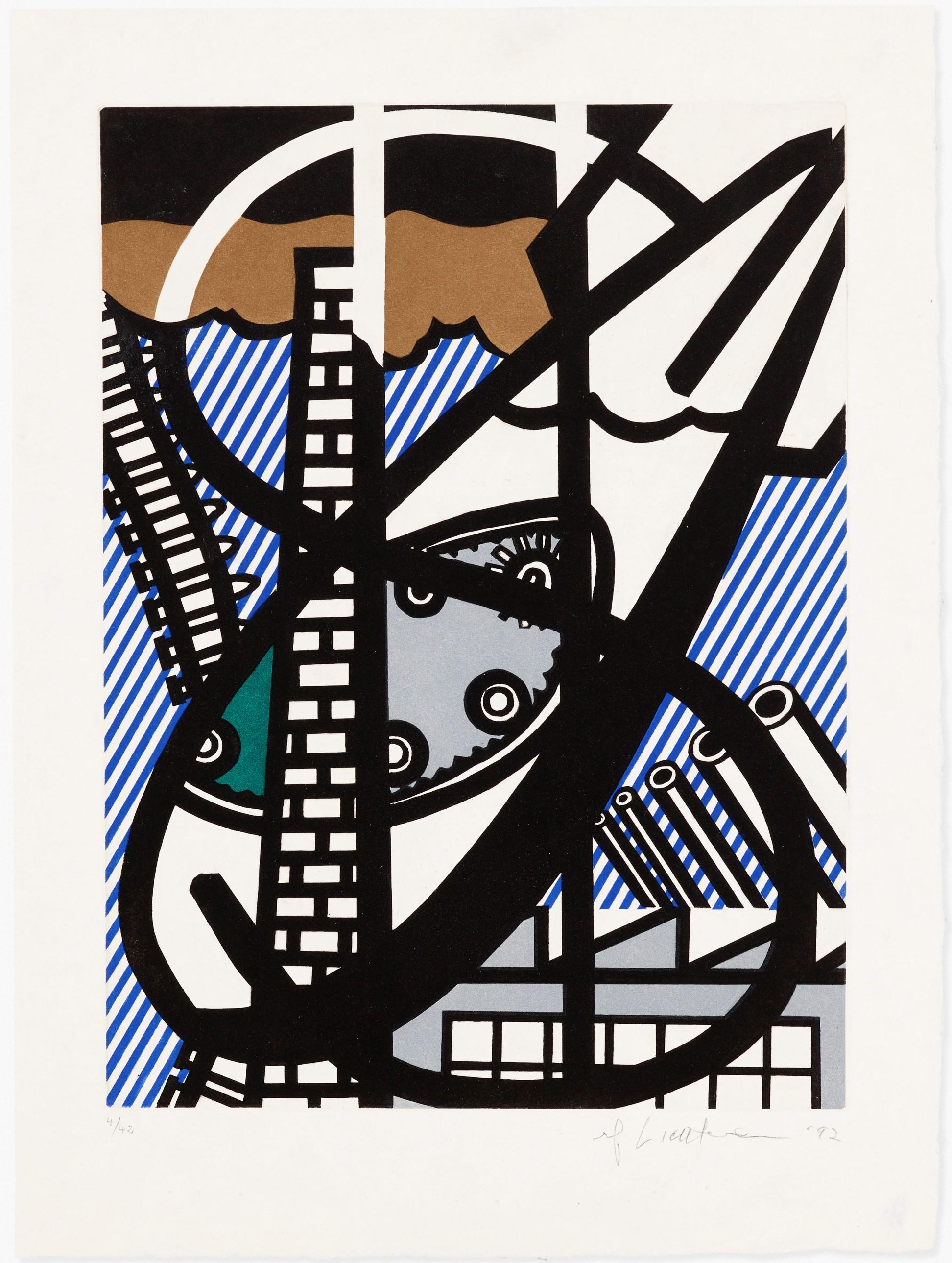 Une Fenêtre Ouverte sur Chicago - Print by Roy Lichtenstein