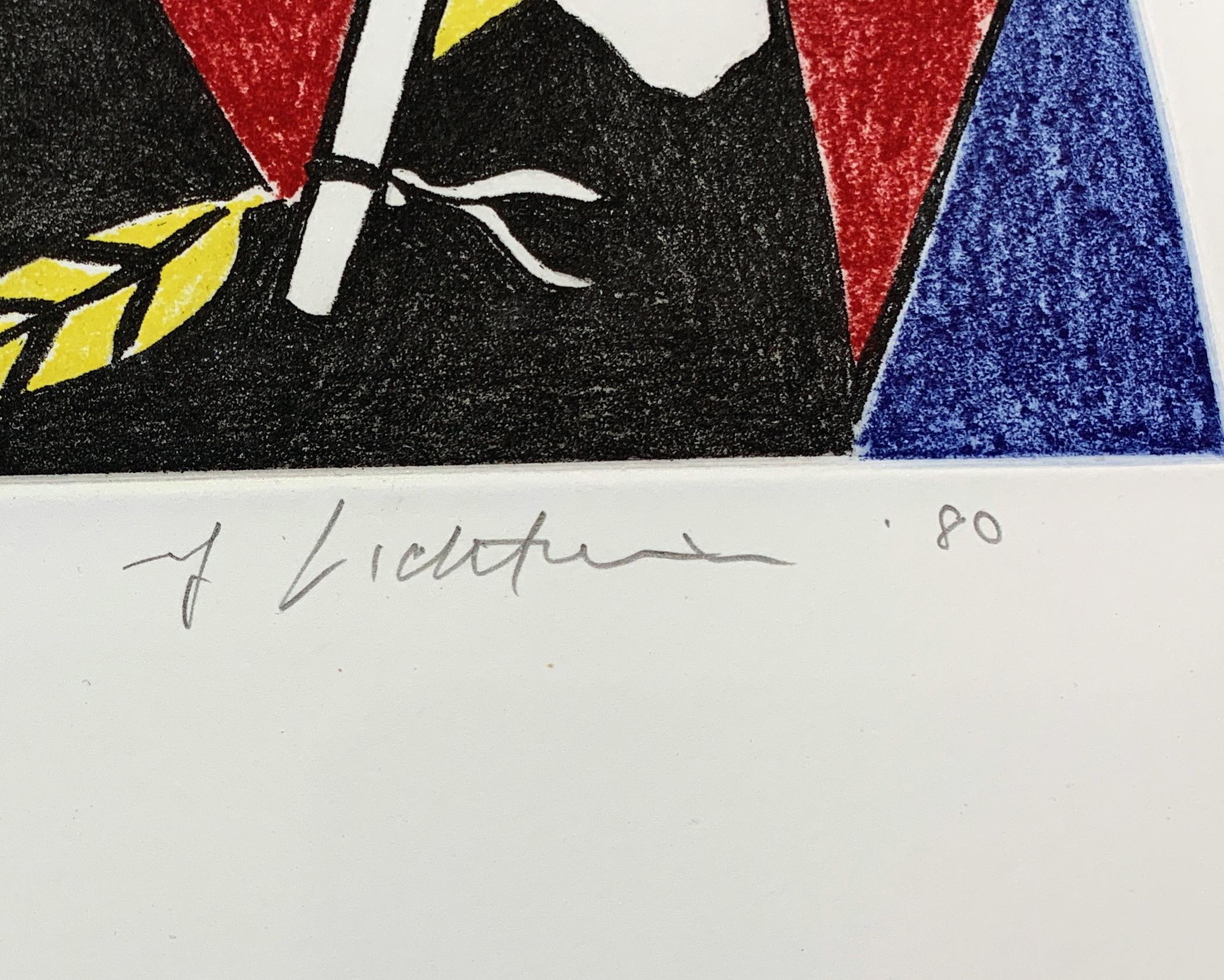 Roy Lichtenstein
Unbetitelt I, 1980
Radierung mit weichem Grund auf Lana-Büttenpapier
23 x 20 5/8 Zoll
Auflage von 8
Signiert und datiert vom Künstler unten rechts 
Ungerahmt
