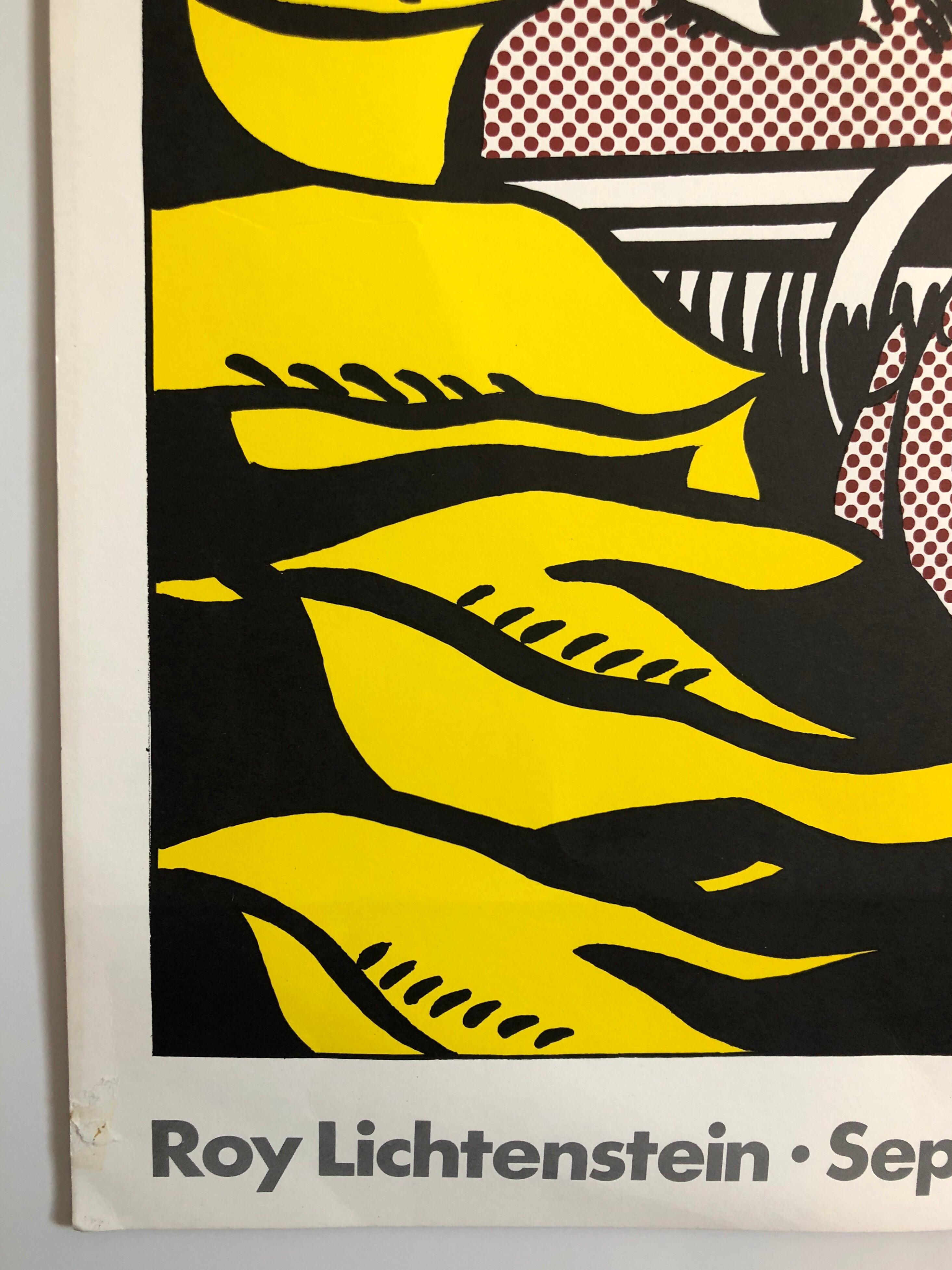 Vintage Offset Lithograph 'CRAK' Roy Lichtenstein Pop Art Castelli Poster 1