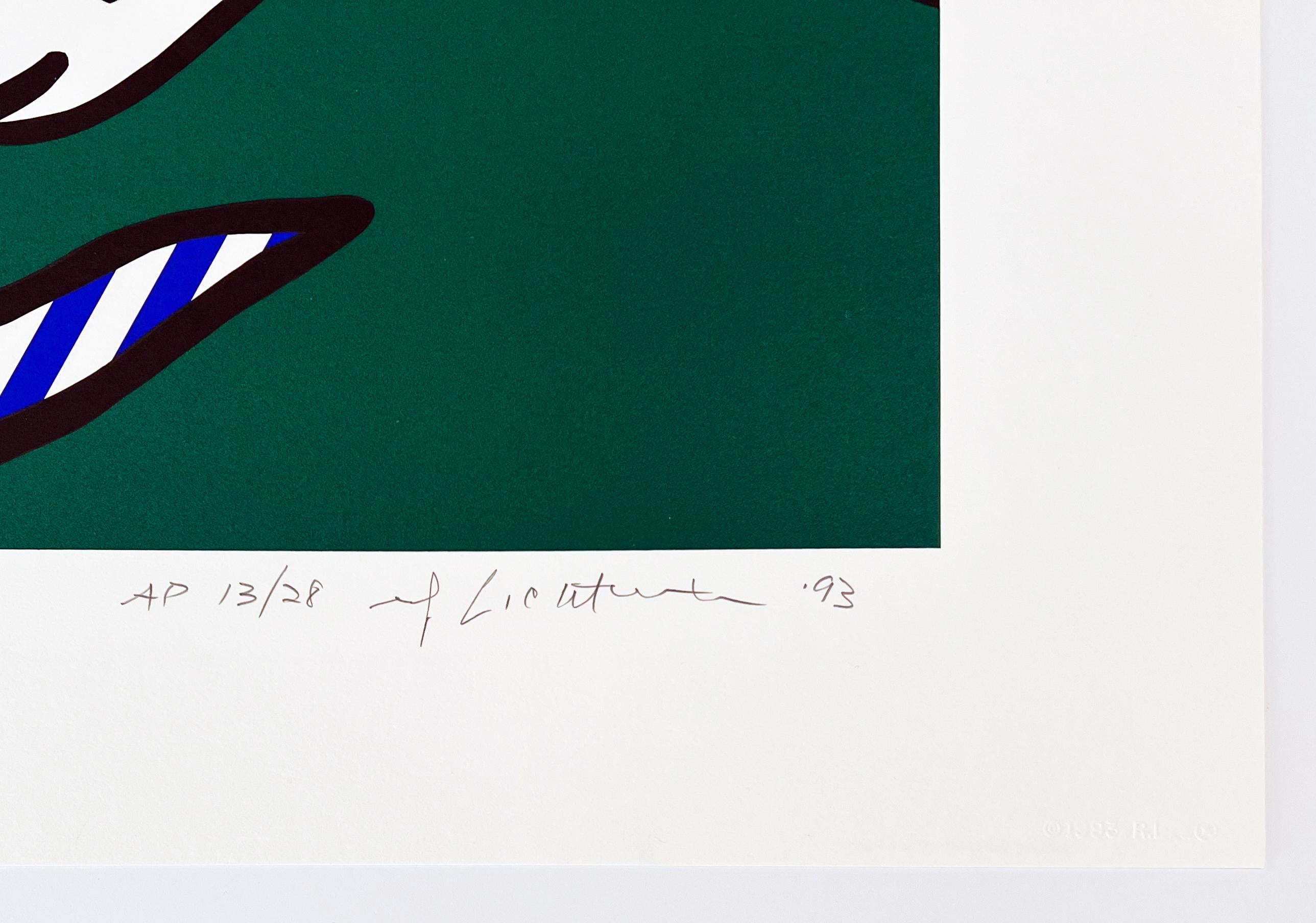 Lirio de agua - Print Arte pop de Roy Lichtenstein