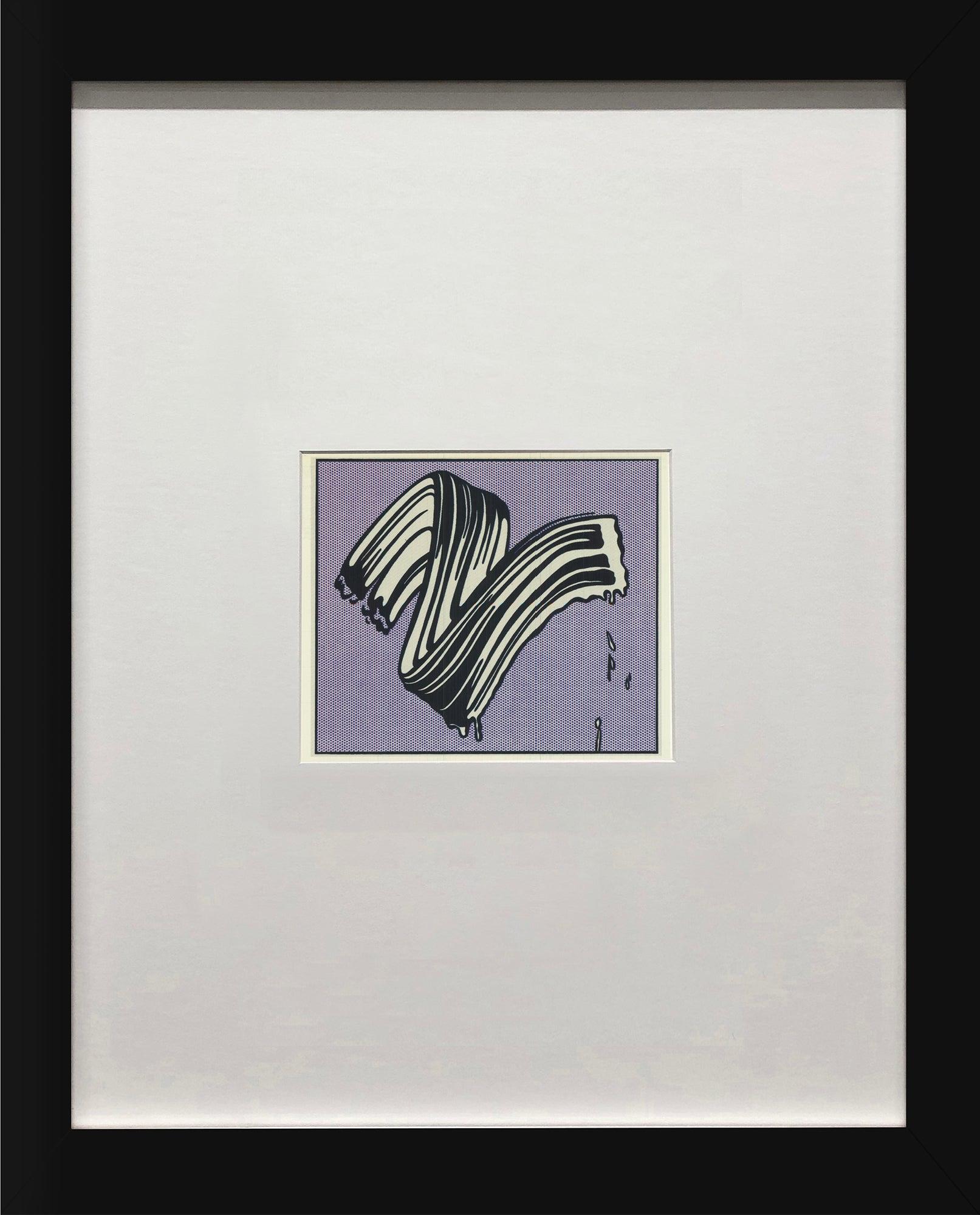 This vintage blank postcard features White Brushstroke #1 by Roy Lichtenstein, drawn from his iconic Brushstroke series—one of the artist’s most celebrated explorations of painting, gesture, and representation. Published by VG Bild-Kunst, Bonn, in