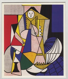 Woman from Algiers Offset Print, Framed, Pop Art, 1985, Mint Condition