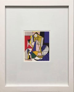 Woman from Algiers Offset Print, Framed, Pop Art, 1985, Mint Condition