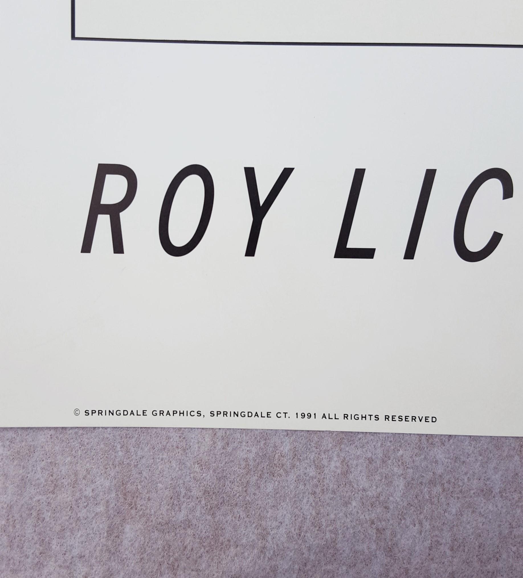 Yale University Art Gallery (Washing Machine) Poster /// Pop Roy Lichtenstein For Sale 4