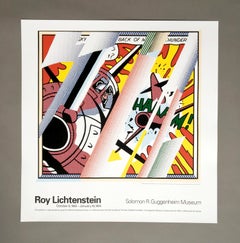 Roy Lichtenstein 'Reflections Whaam' Rare Original 1993 Poster Print