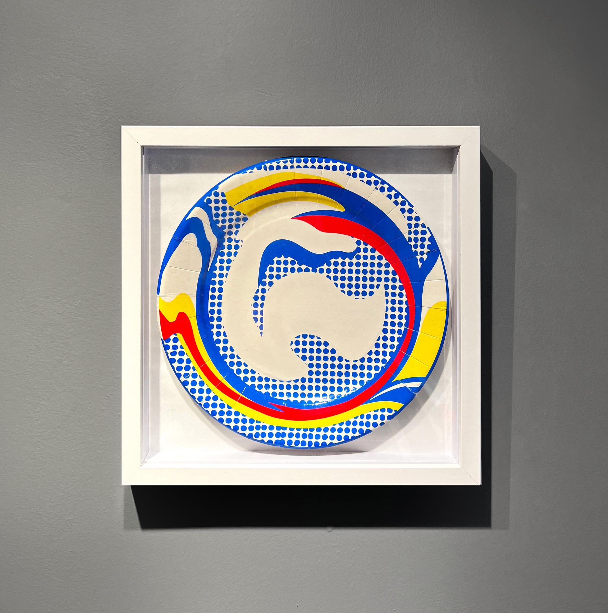 'Paper Plate' Screenprint Sculpture, 1969 - Beige Abstract Sculpture by Roy Lichtenstein
