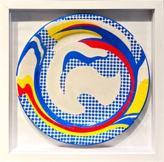 Roy Lichtenstein 'Paper Plate' Screenprint Sculpture, 1969