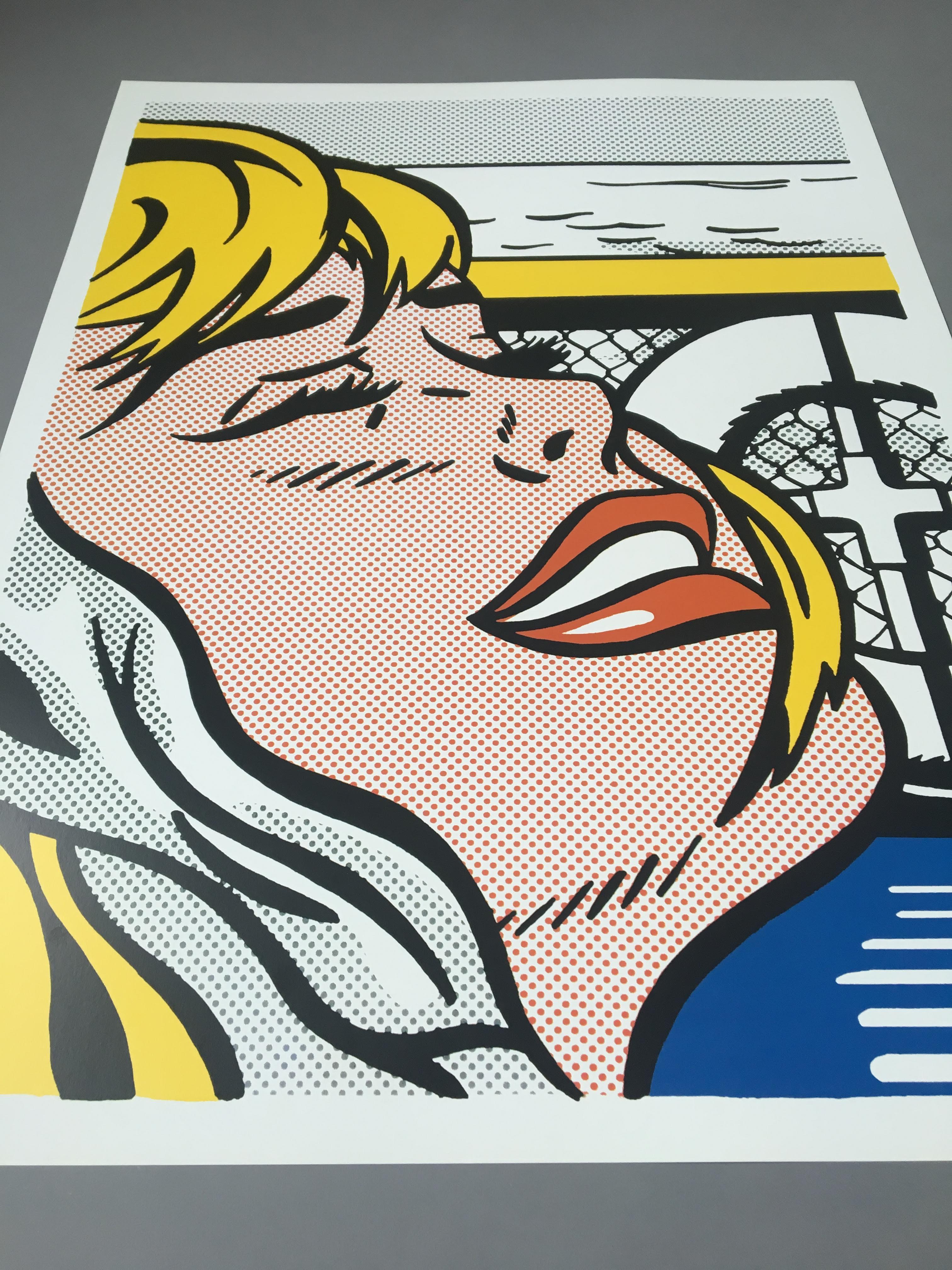 (after) Roy Lichtenstein 'Shipboard Girl' Rare 1982 Print on Wove Paper For Sale 2