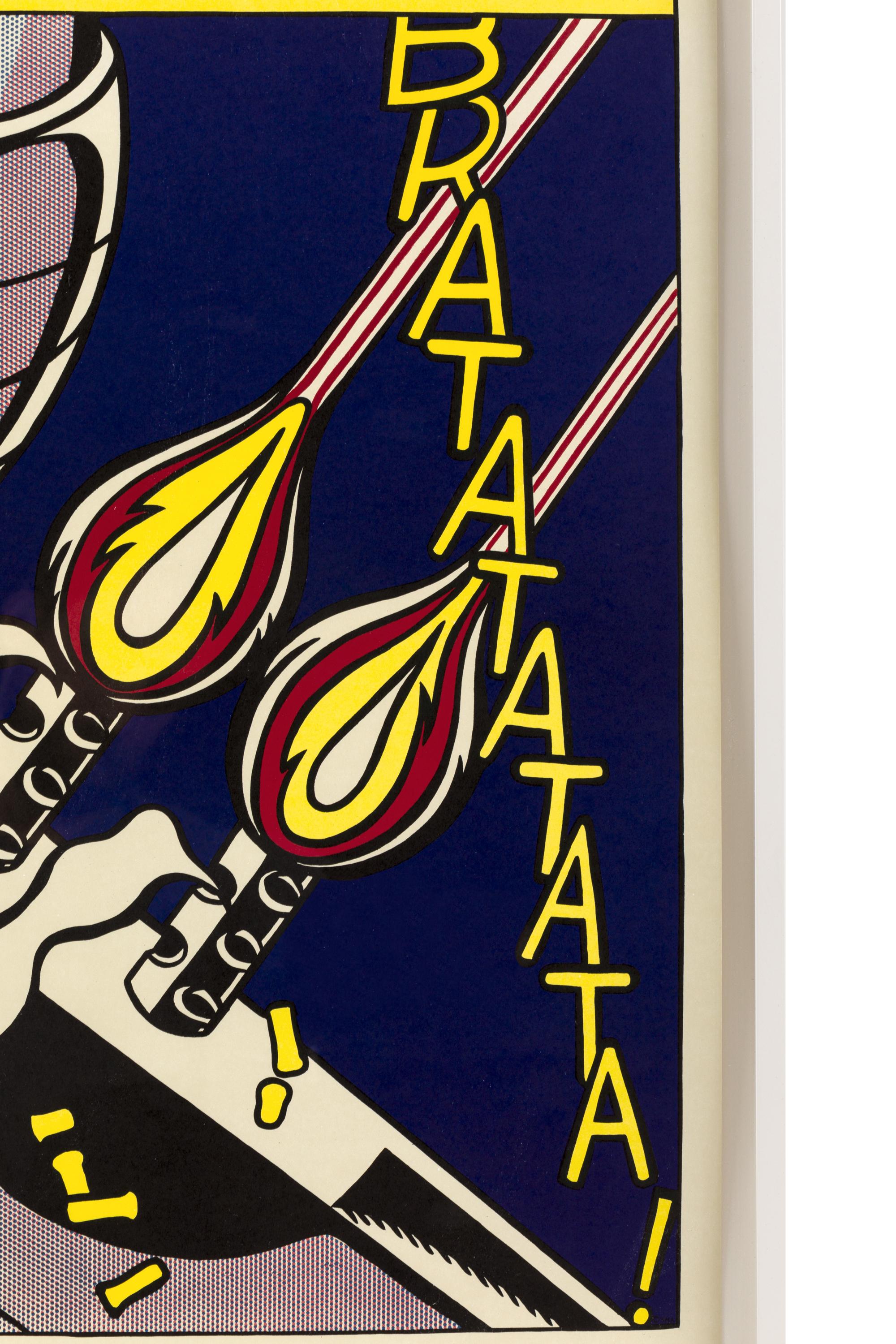 Roy Lichtenstein Signed Triptych 