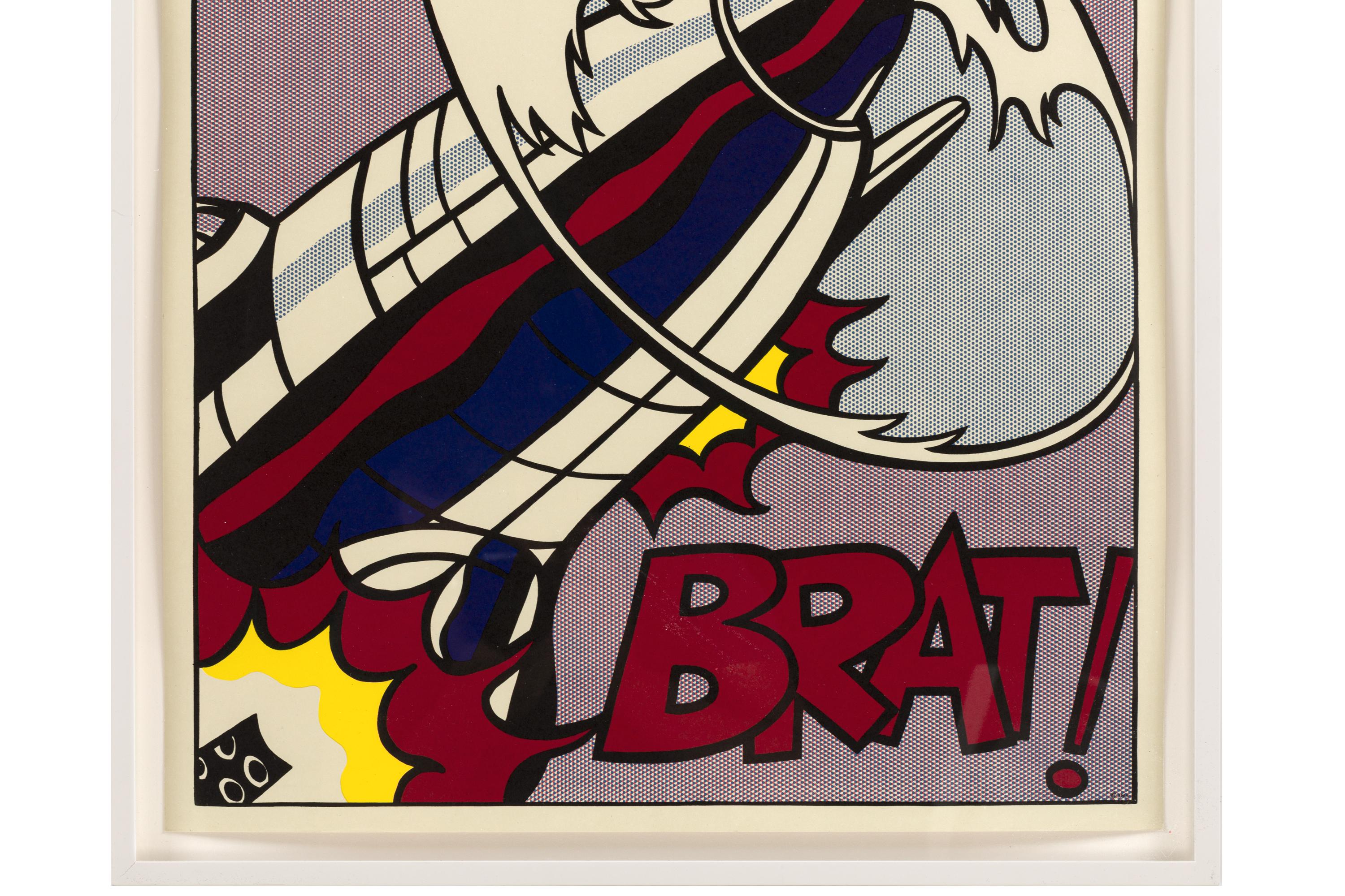 Roy Lichtenstein Signed Triptych 