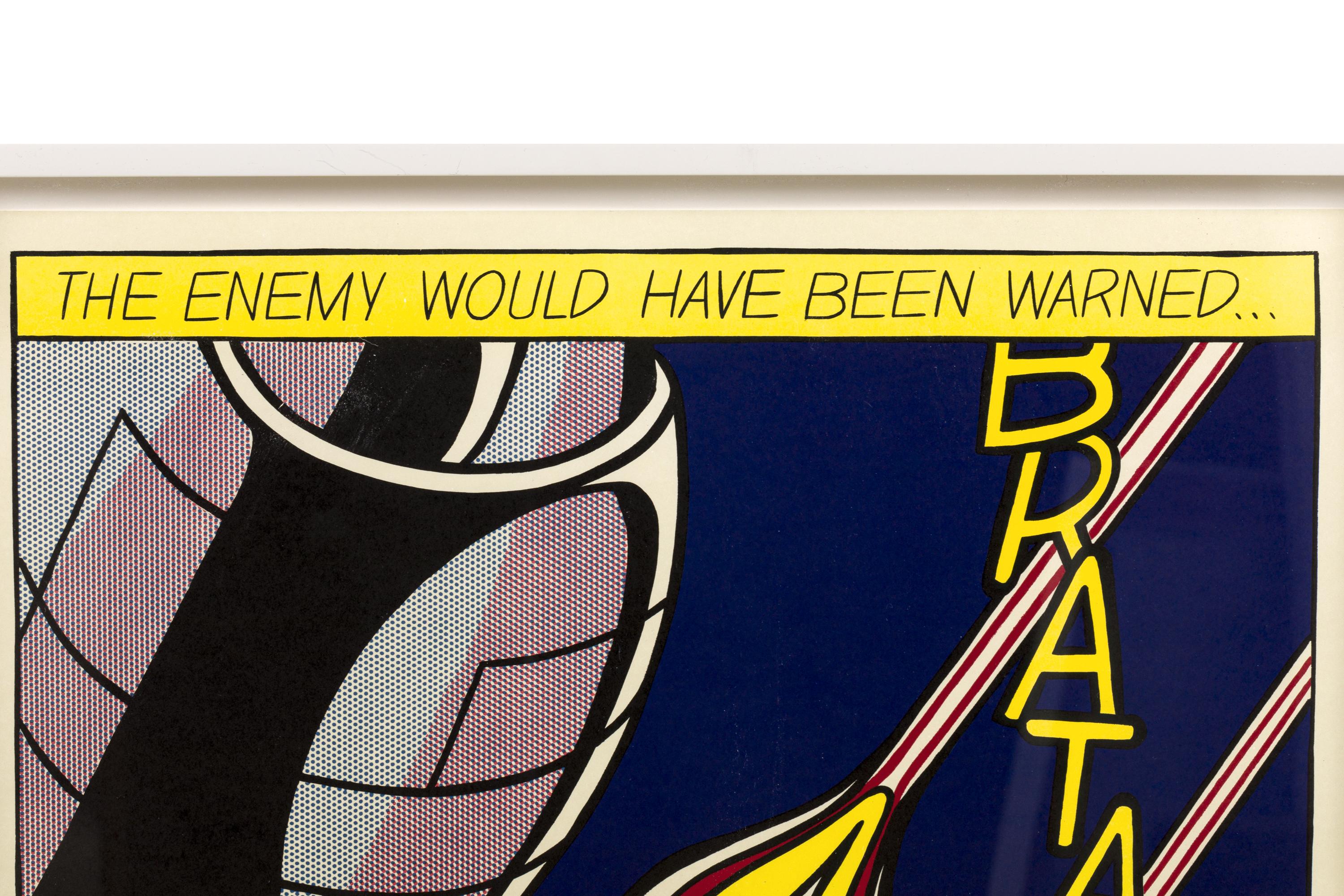 Roy Lichtenstein Signed Triptych 