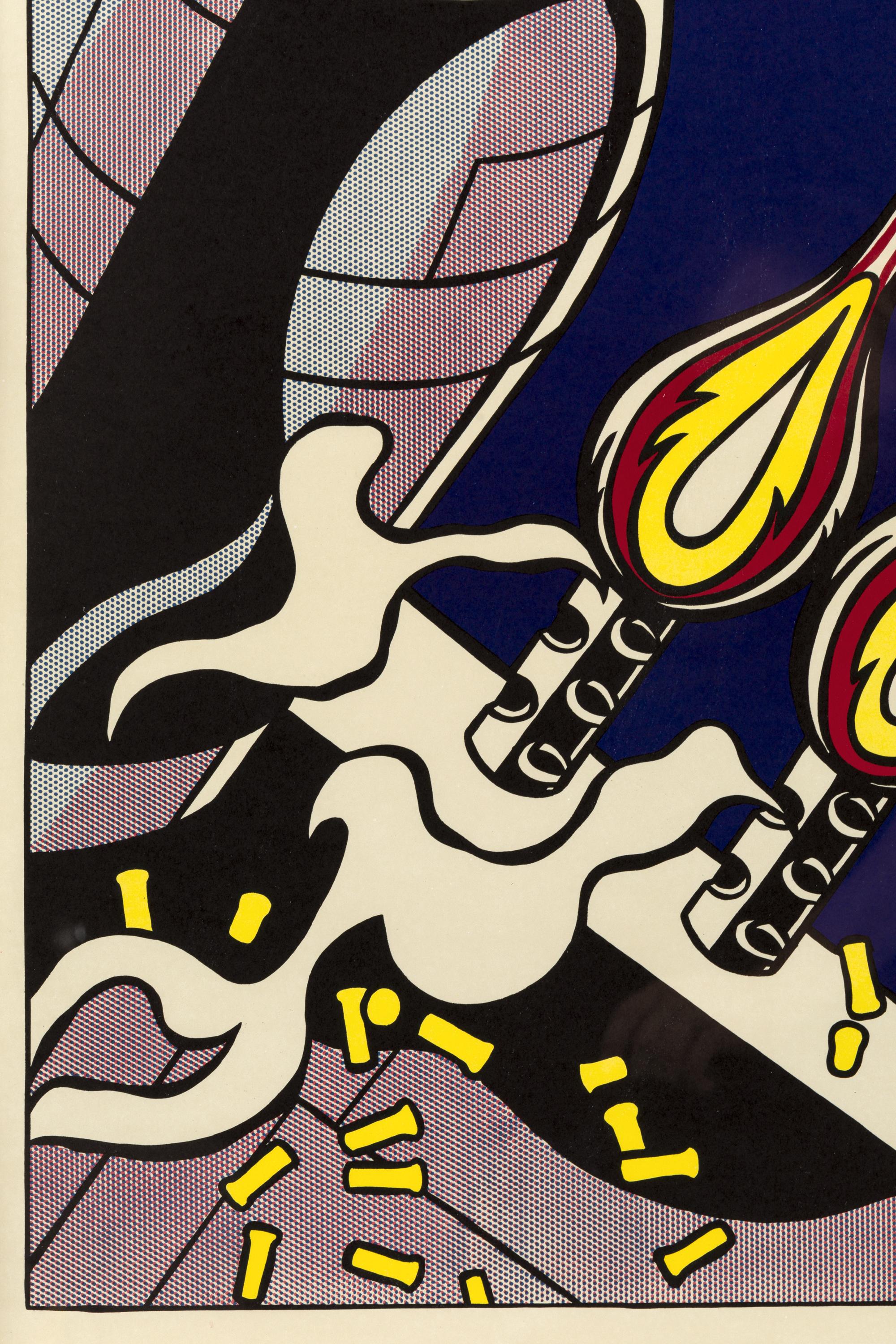 Roy Lichtenstein Signed Triptych 