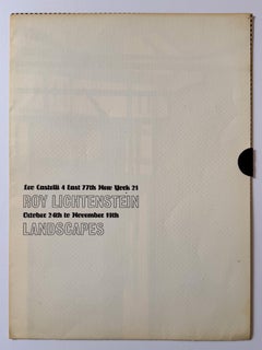 Roy Lichtenstein "Temple" (Castelli Mailer)