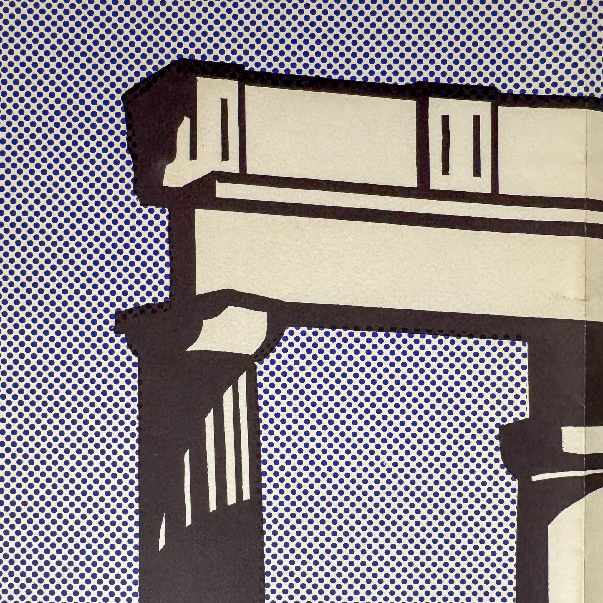 Roy Lichtenstein „Temple“ (Castelli Mailer) (Moderne) im Angebot