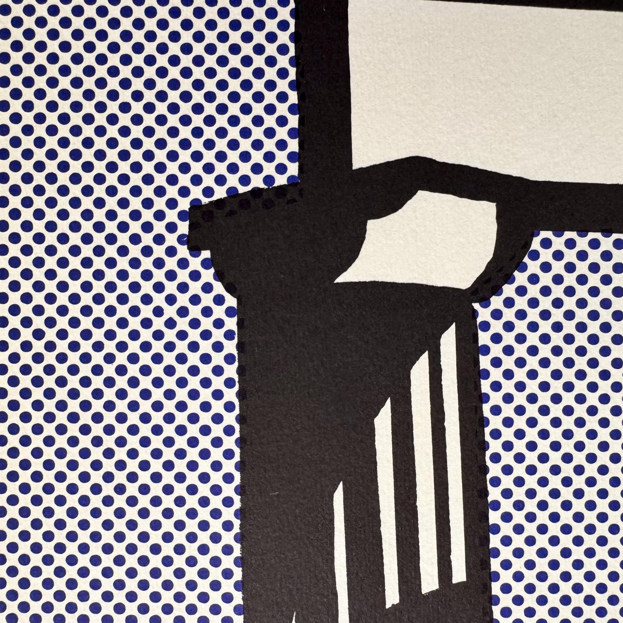 Roy Lichtenstein „Temple“ (Castelli Mailer) im Zustand „Gut“ im Angebot in New York, NY