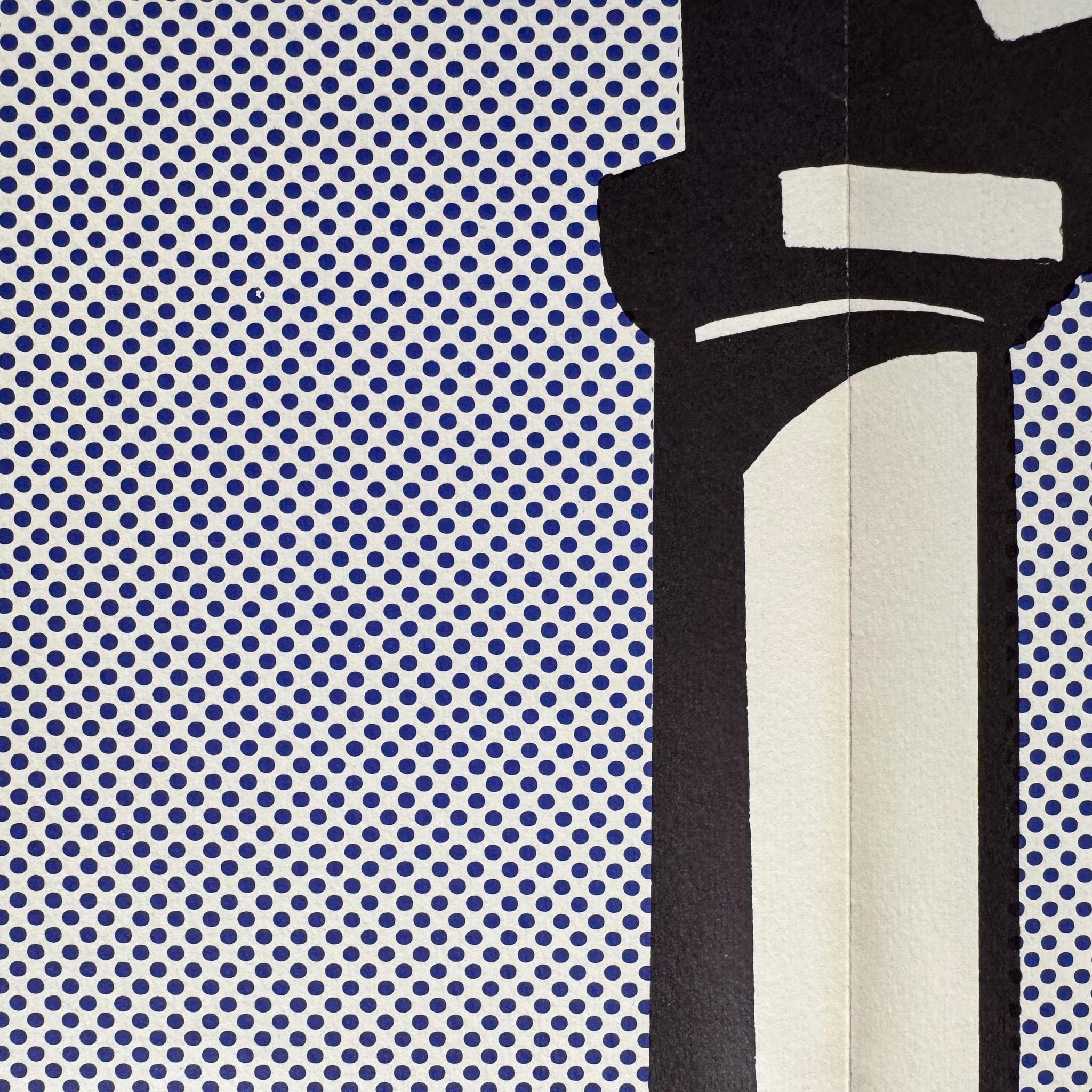 Roy Lichtenstein „Temple“ (Castelli Mailer) (Papier) im Angebot