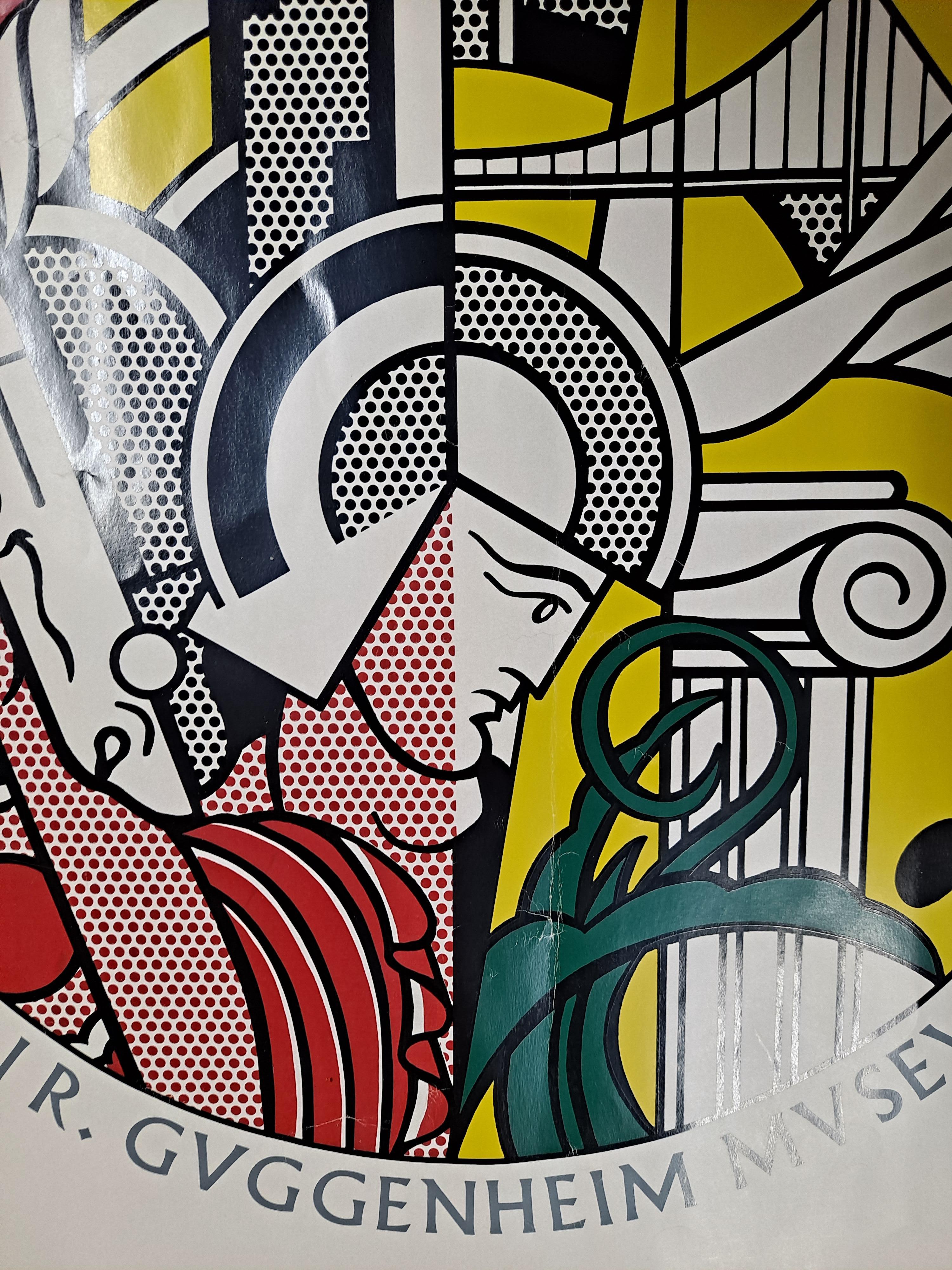 Paper Roy Lichtenstein The Soloman R Guggenheim Museum 1969 Exhibit For Sale