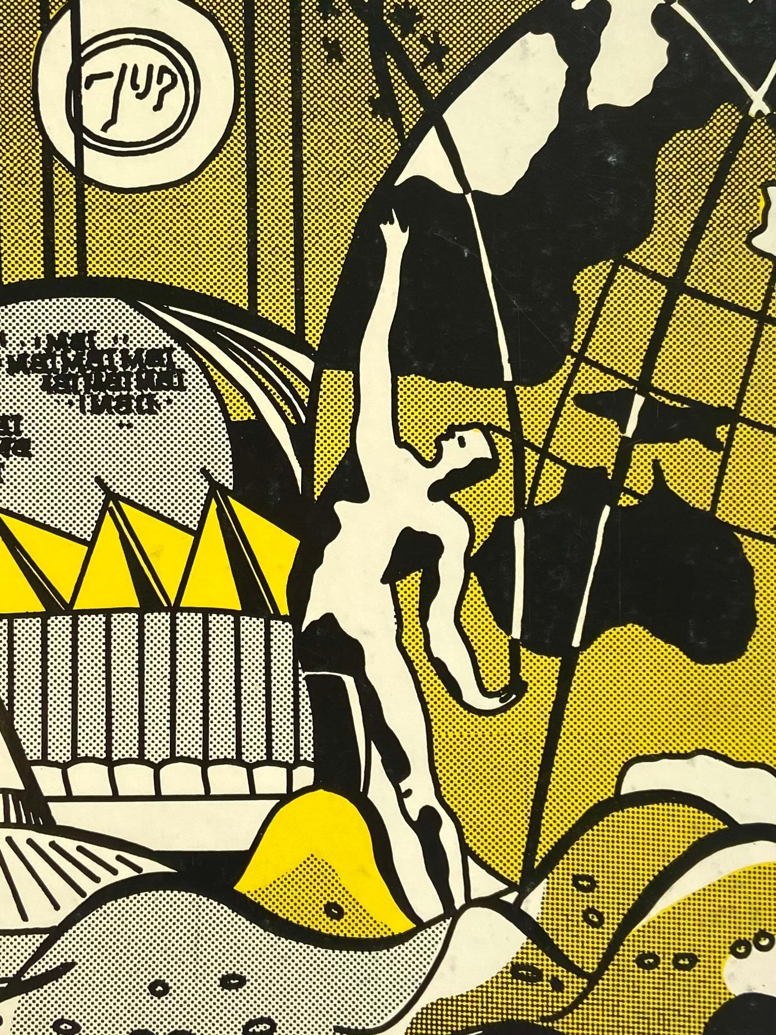 Roy Lichtenstein auf der Weltausstellung, 1964 (Roy Lichtenstein Art in America) (Mitte des 20. Jahrhunderts) im Angebot