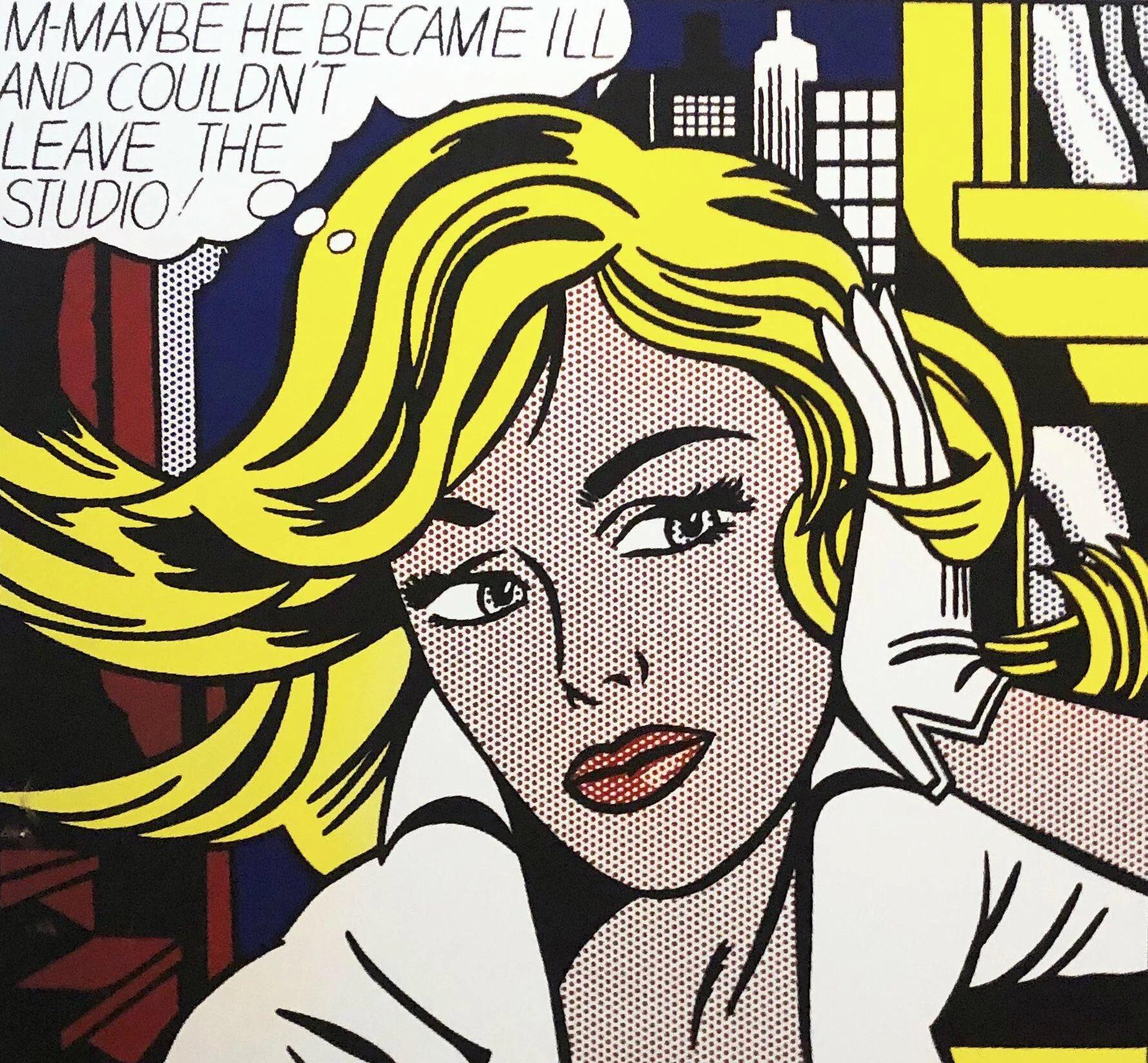 After Roy Lichtenstein Pop Art Modern Print Art Of The Sixties 
