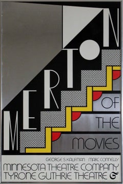 Roy Lichtenstein Vintage-Poster, Merton of the Movies, Tyrone Guthrie Theater