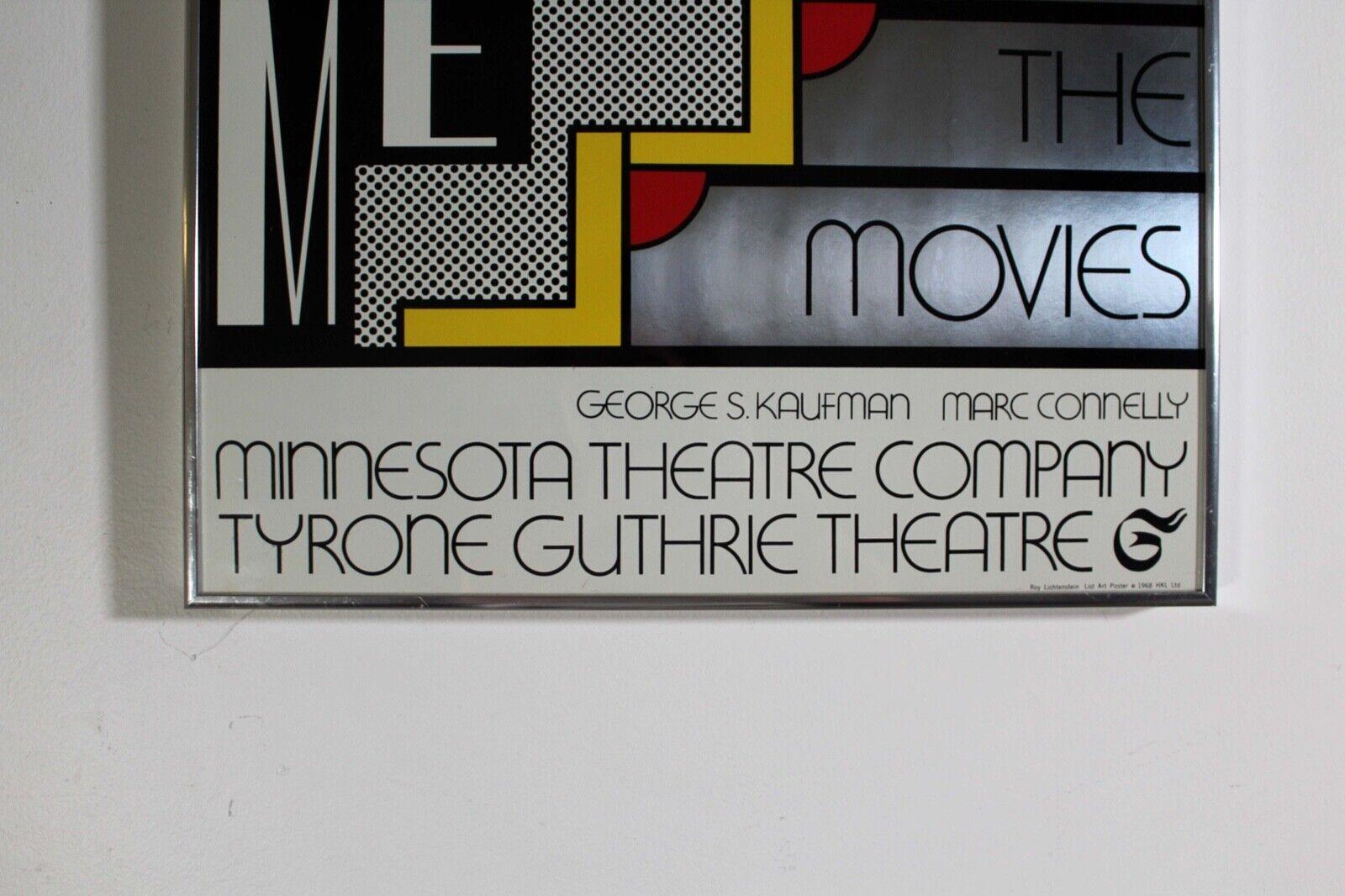 Roy Lichtenstein Vintage Poster Merton of the Movies Tyrone Guthrie Theatre 2