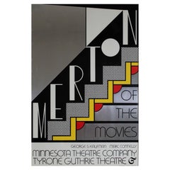 Roy Lichtenstein - Affiche vintage Merton of the Movies - Théâtre Tyrone Guthrie
