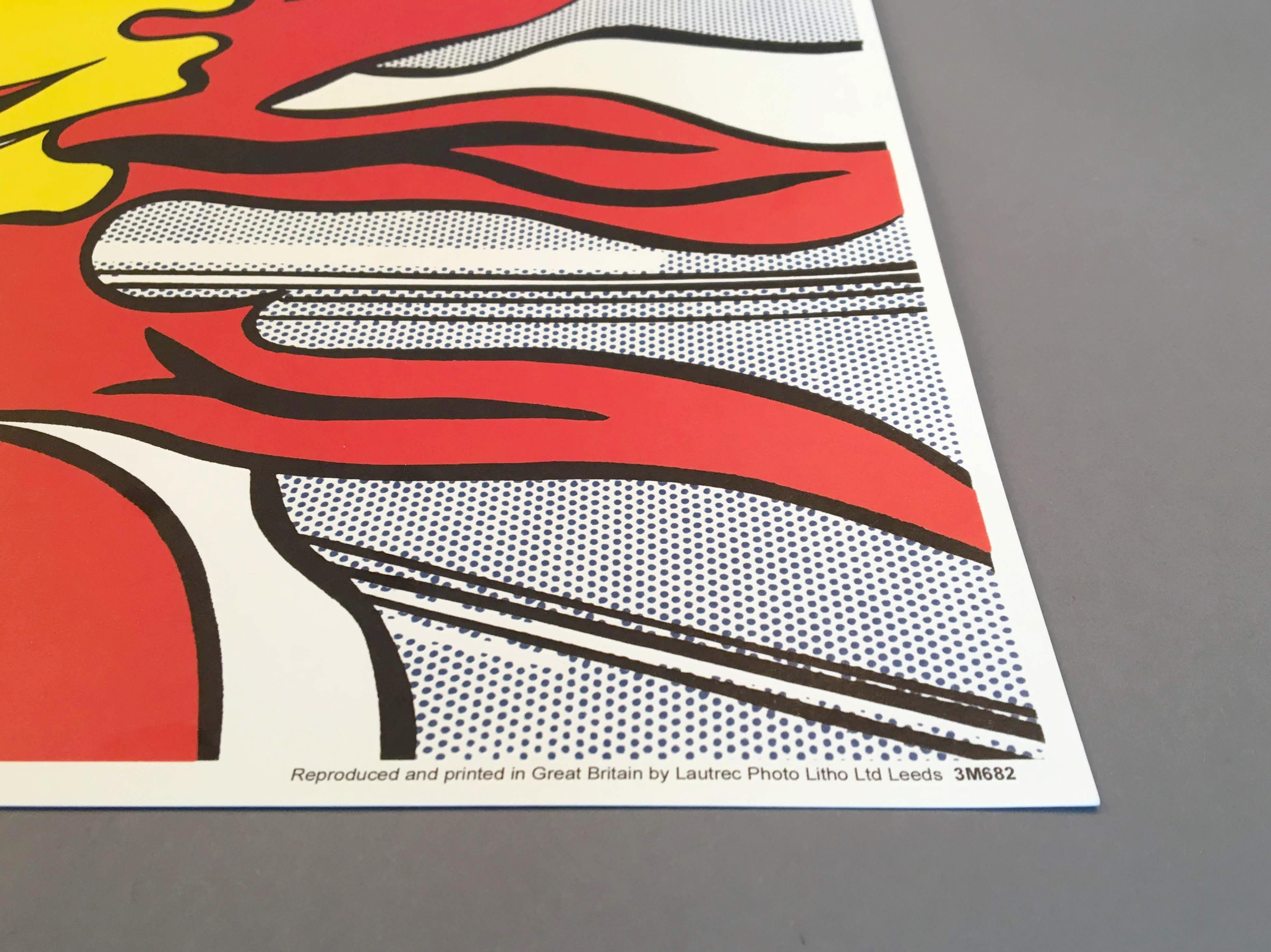 Roy Lichtenstein 'Whaam!' Rare Original Diptych Print Set on Wove Paper For Sale 4
