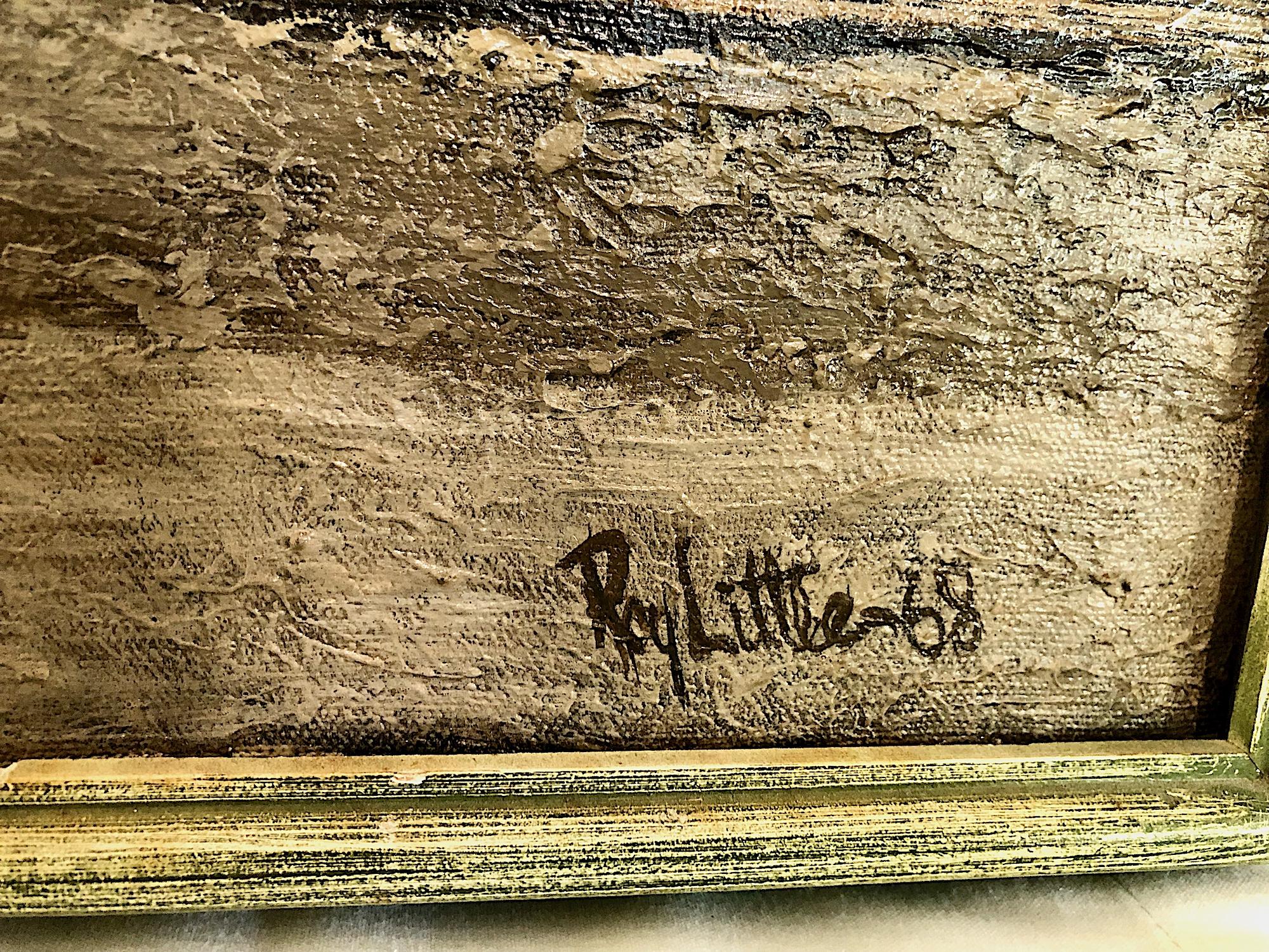 Porträt eines hoffnungsvollen Jungen (Amerikanische Moderne), Painting, von Roy Little