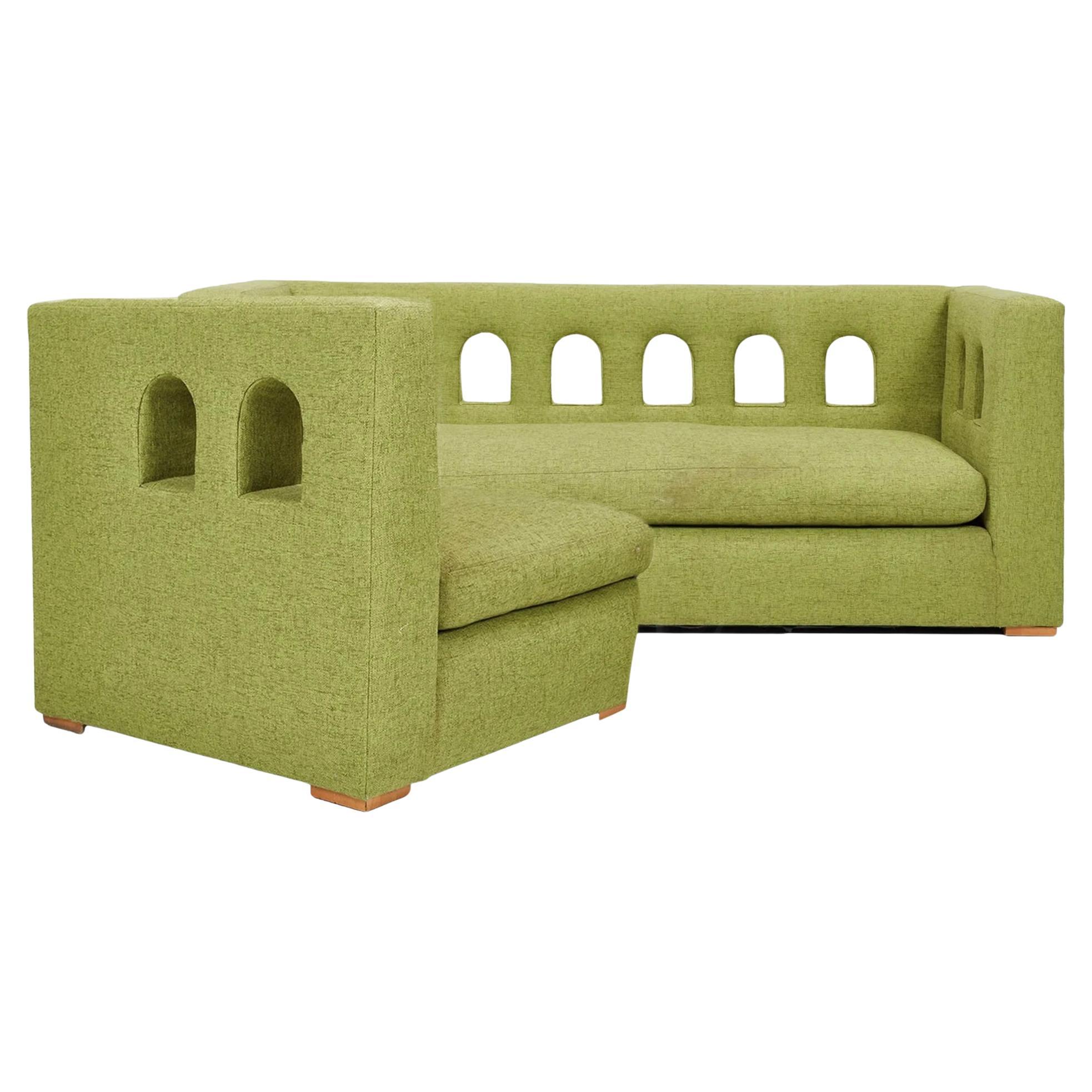Postmodernes römisches, sechsteiliges Sofa von Roy McMackin, Kuppelmöbel, 1990er Jahre, USA