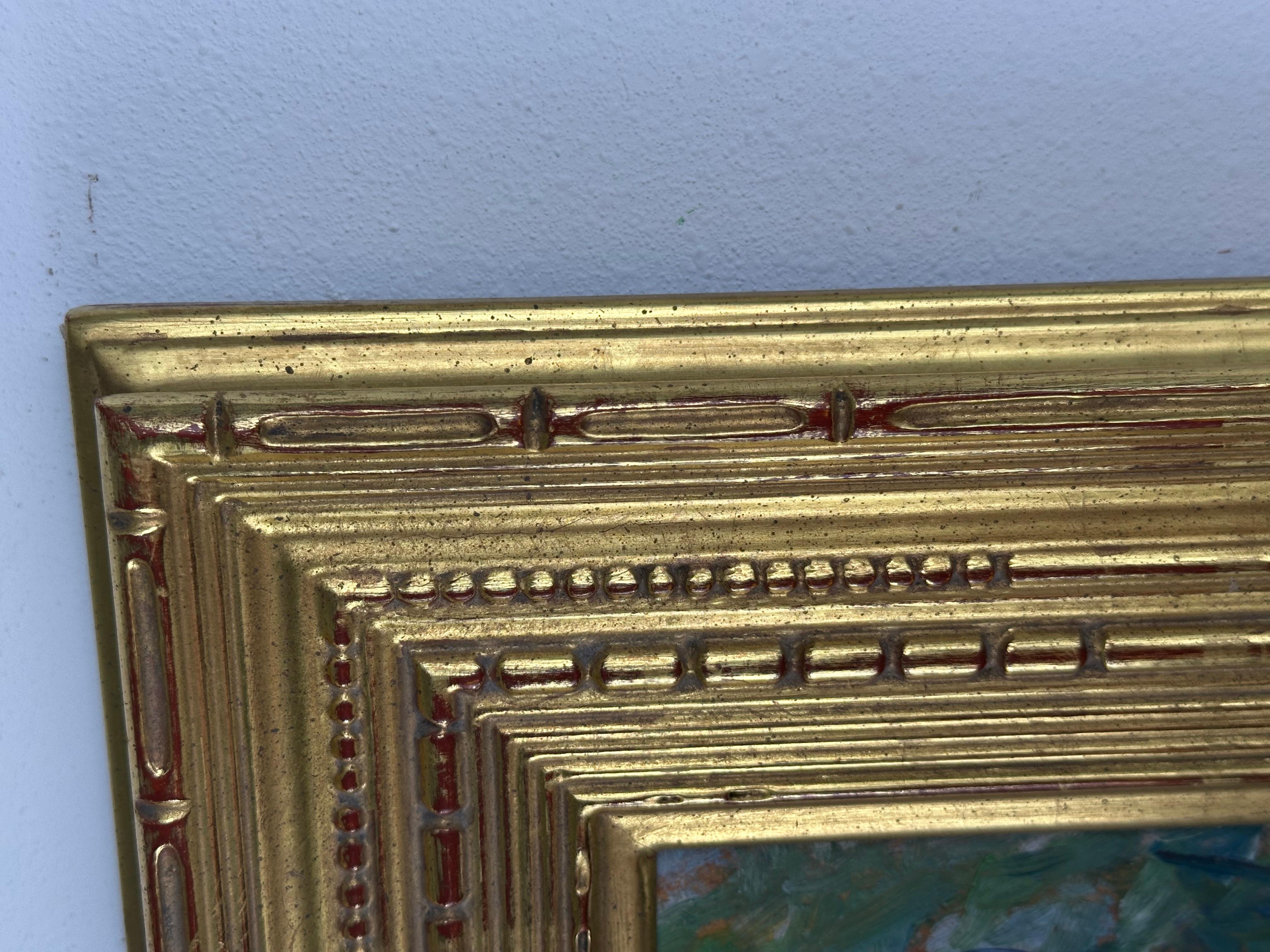 Kinder angeln in einem Bach (PA Impressionistisches Landschaftsgemälde) 4