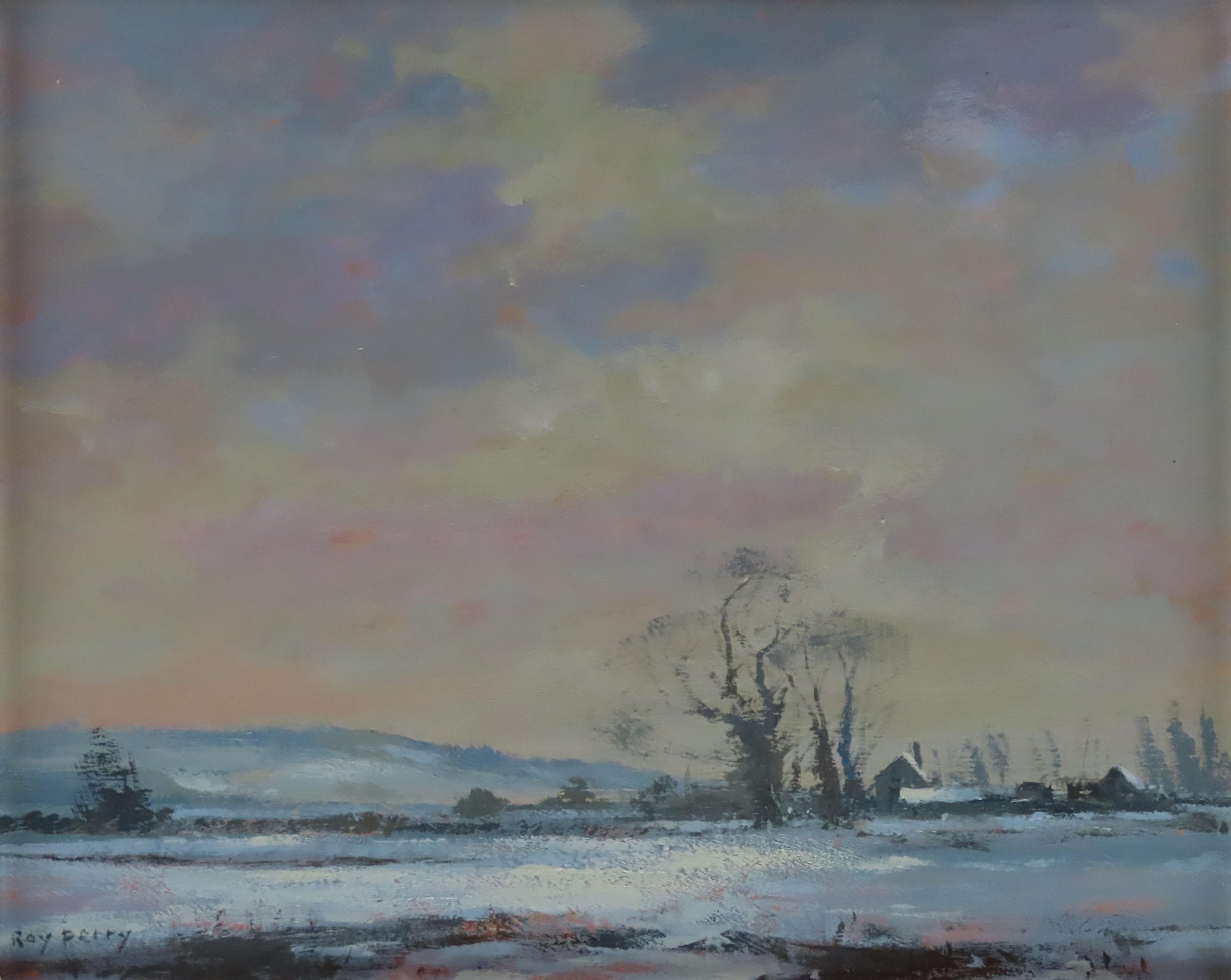 Pair of Original Oils on Board. ROY PERRY,  R.I., 