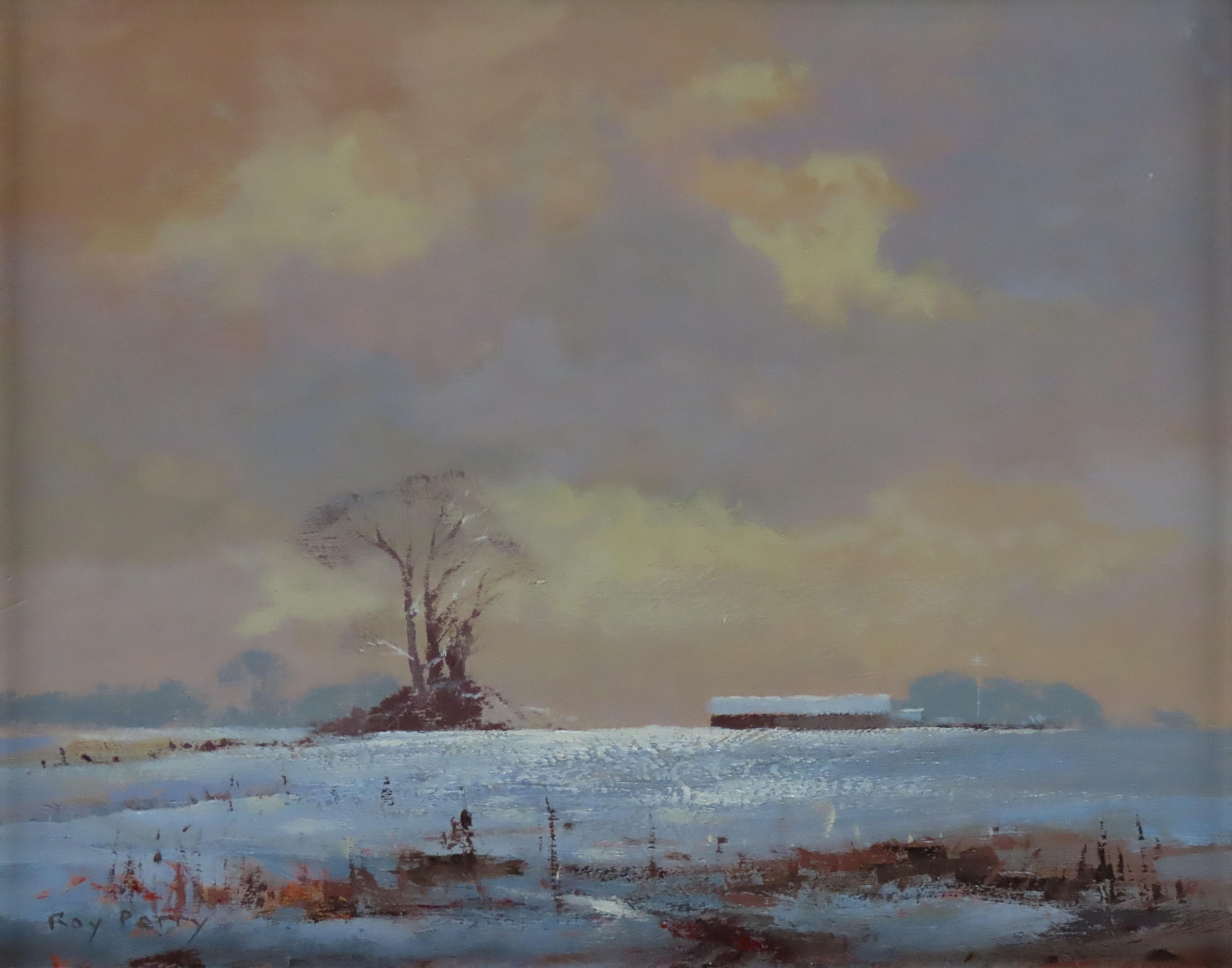 Pair of Original Oils on Board. ROY PERRY,  R.I., 